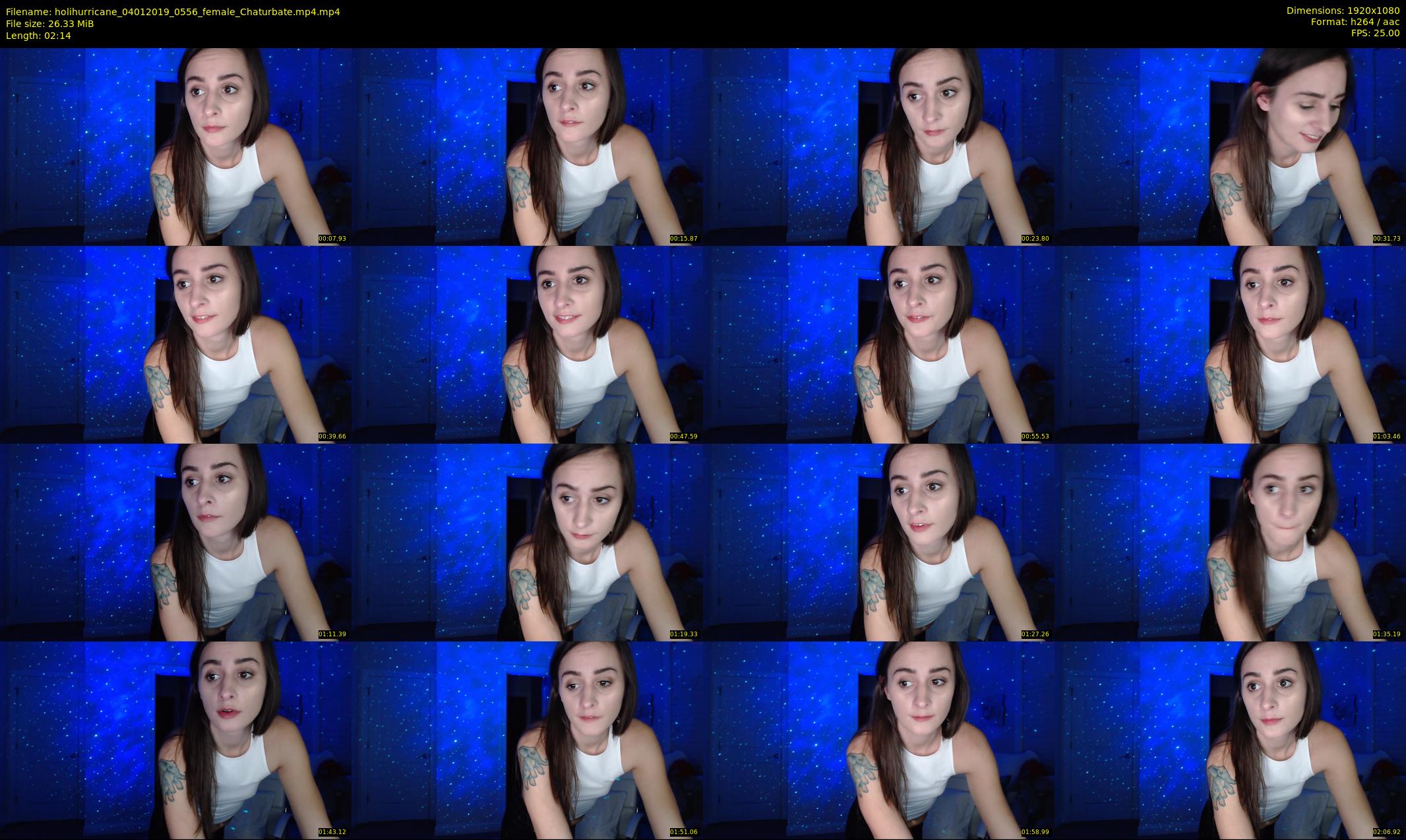 holihurricane — 3 minute Chaturbate female cam show recording, 1080p, Jan 4, 2019