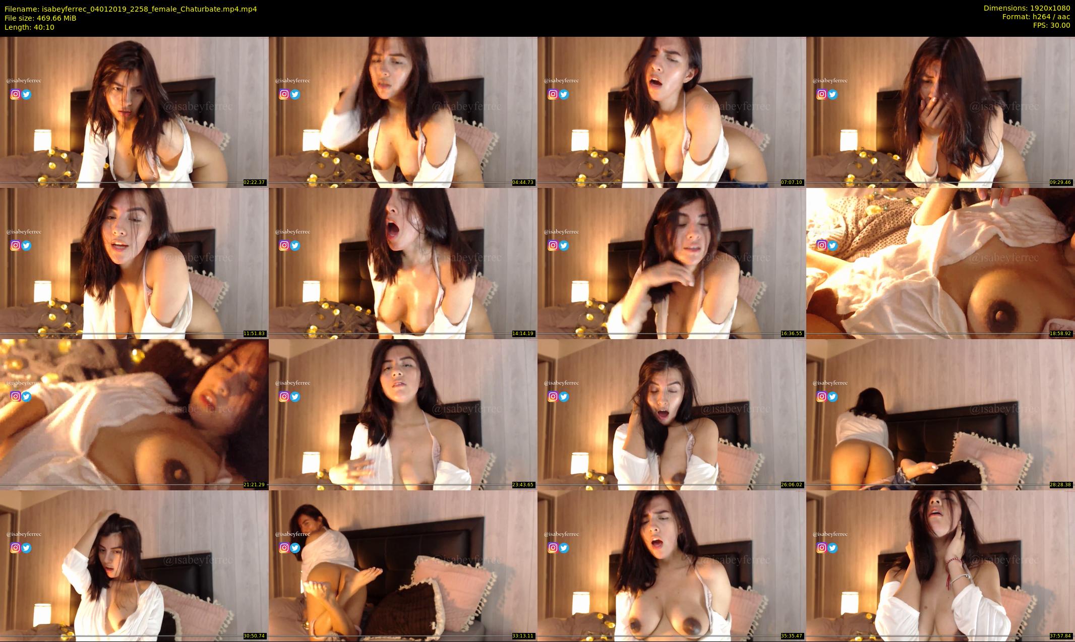 isabeyferrec — 41 minute Chaturbate female cam show recording, 1080p, Jan 4, 2019