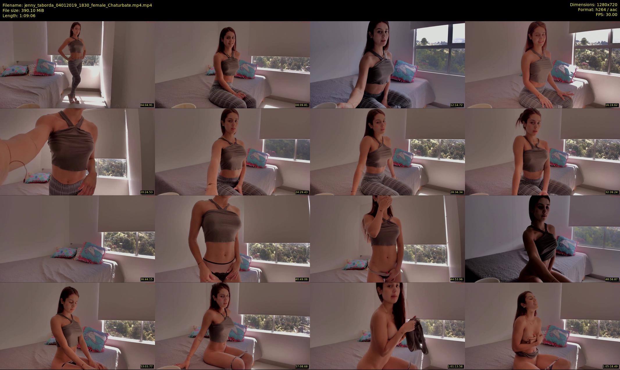 jenny_taborda — 70 minute Chaturbate female cam show recording, 720p, Jan 4, 2019