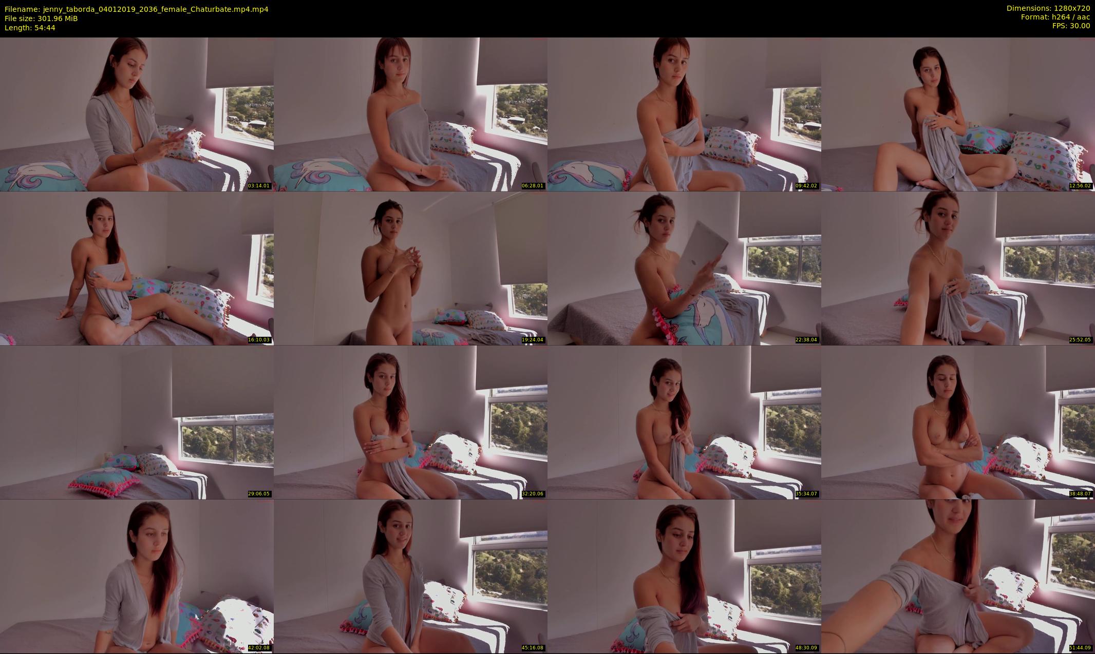 jenny_taborda — 55 minute Chaturbate female cam show recording, 720p, Jan 4, 2019