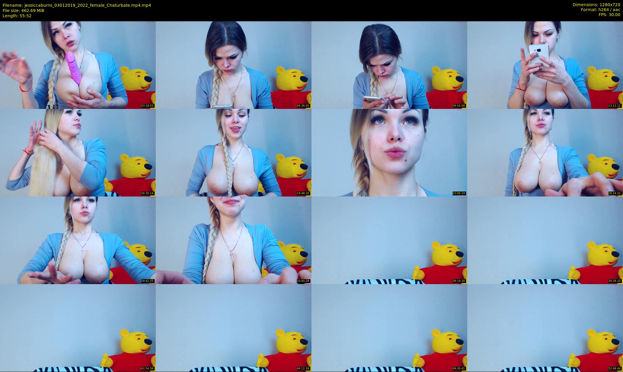 jessiccaburns — 56 minute Chaturbate female cam show recording, 720p, Jan 3, 2019
