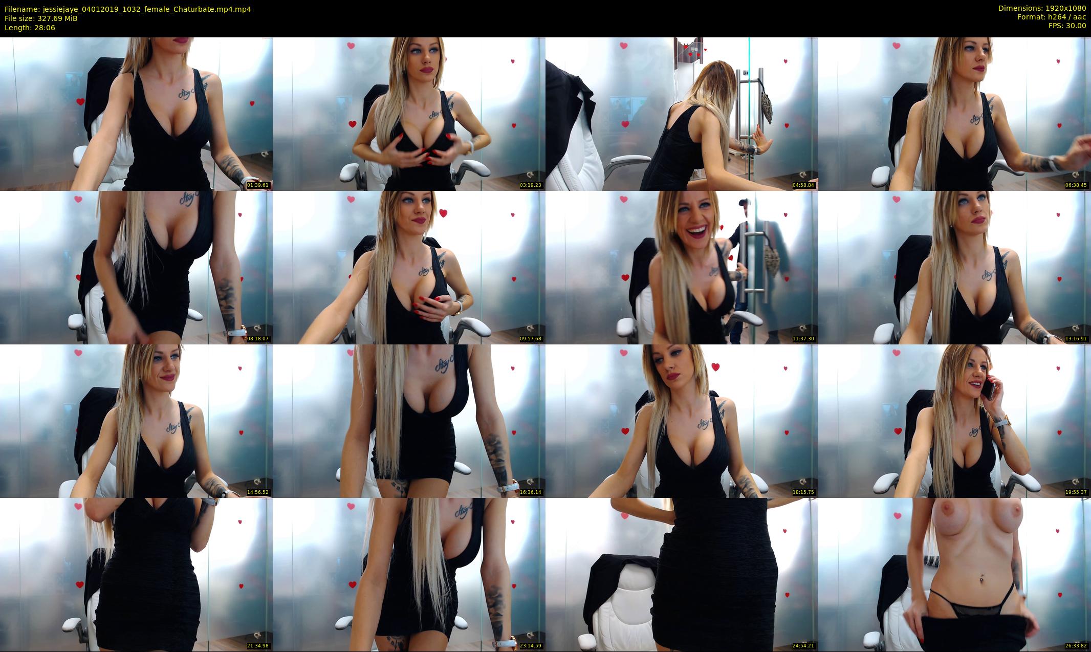 jessiejaye — 29 minute Chaturbate female cam show recording, 1080p, Jan 4, 2019