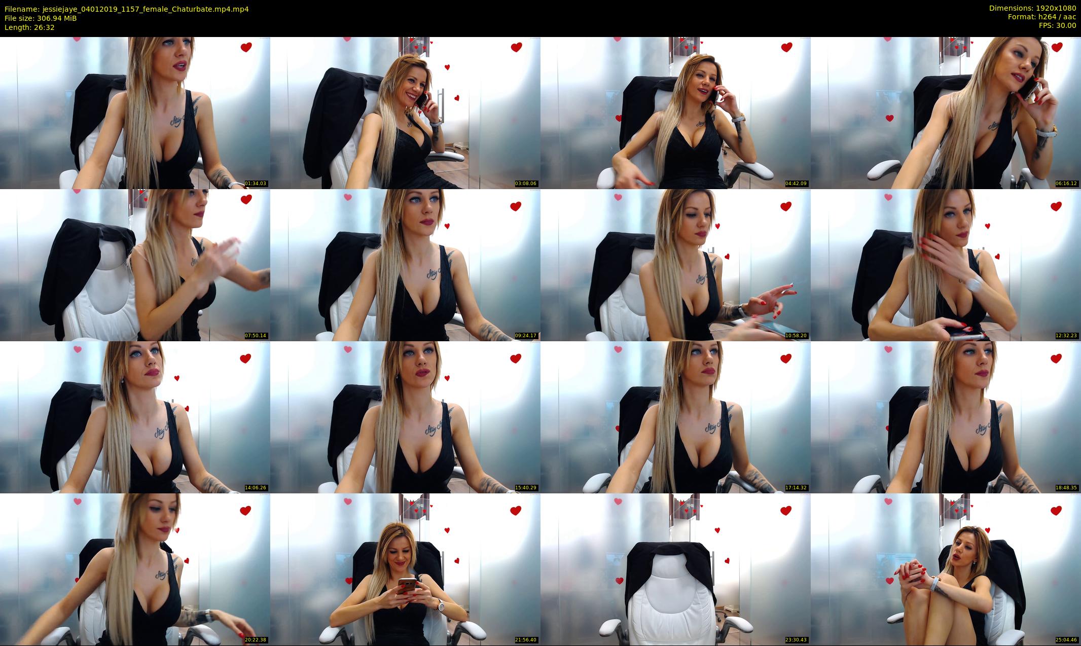 jessiejaye — 27 minute Chaturbate female cam show recording, 1080p, Jan 4, 2019