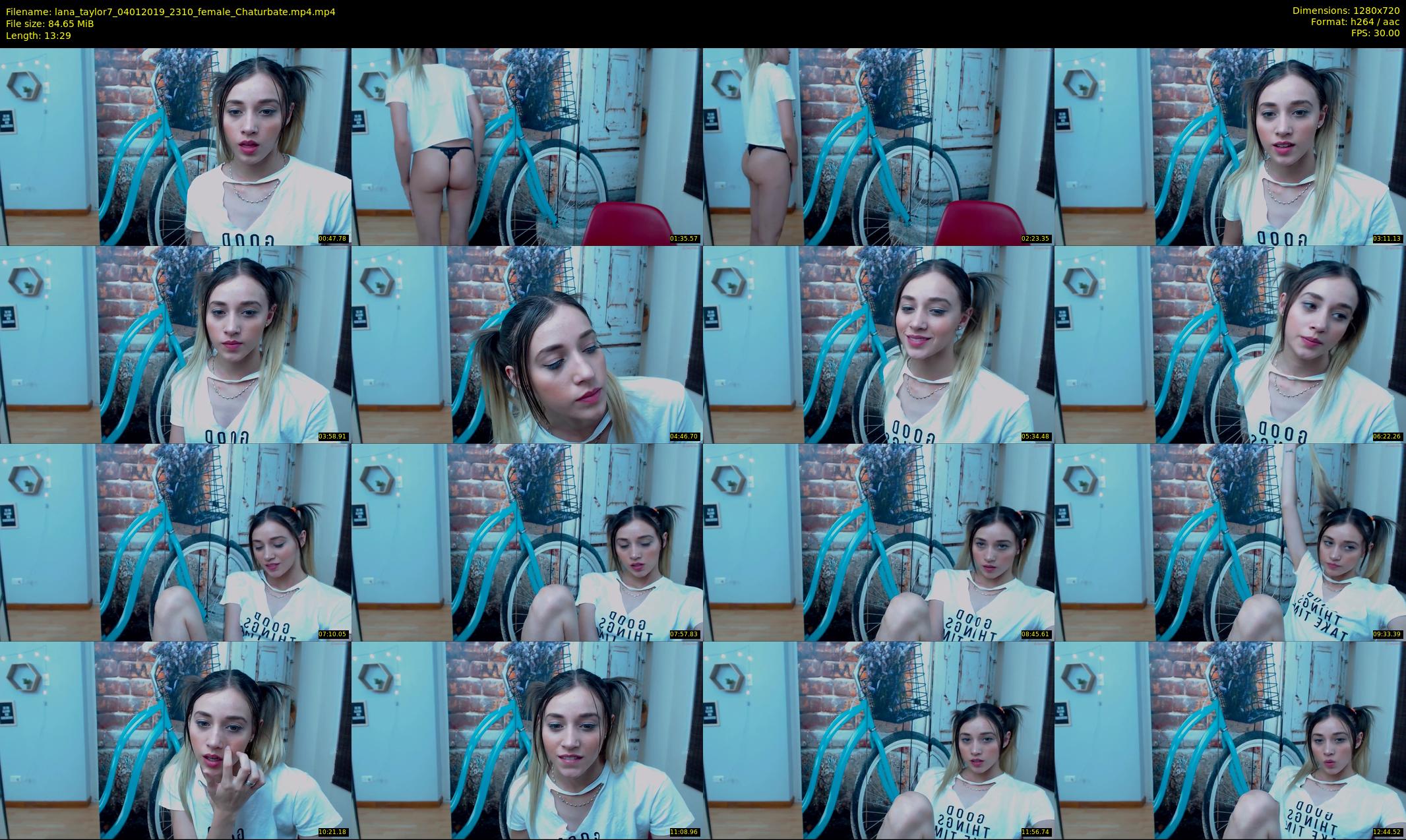 lana_taylor7 — 14 minute Chaturbate female cam show recording, 720p, Jan 4, 2019