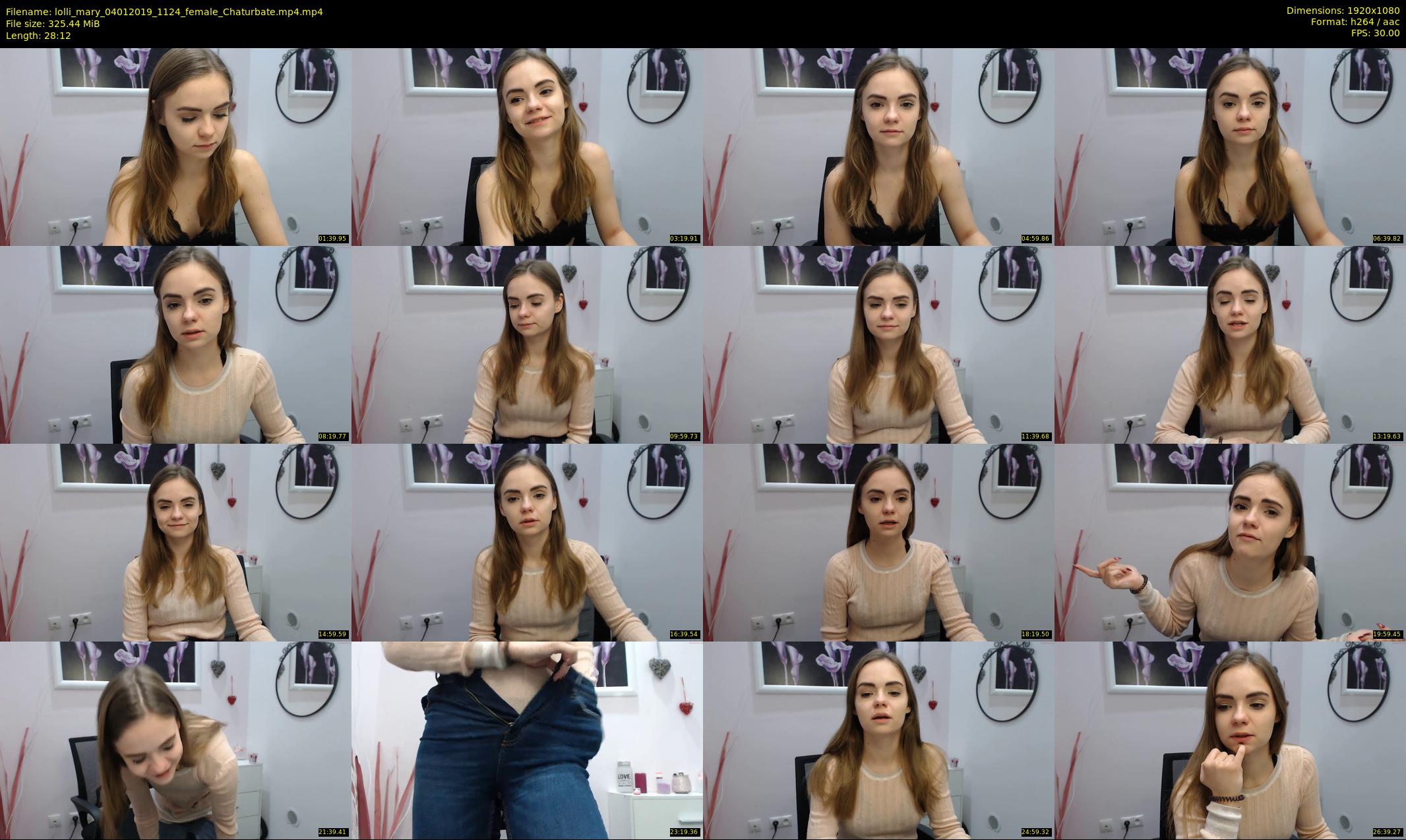 lolli_mary — 29 minute Chaturbate female cam show recording, 1080p, Jan 4, 2019
