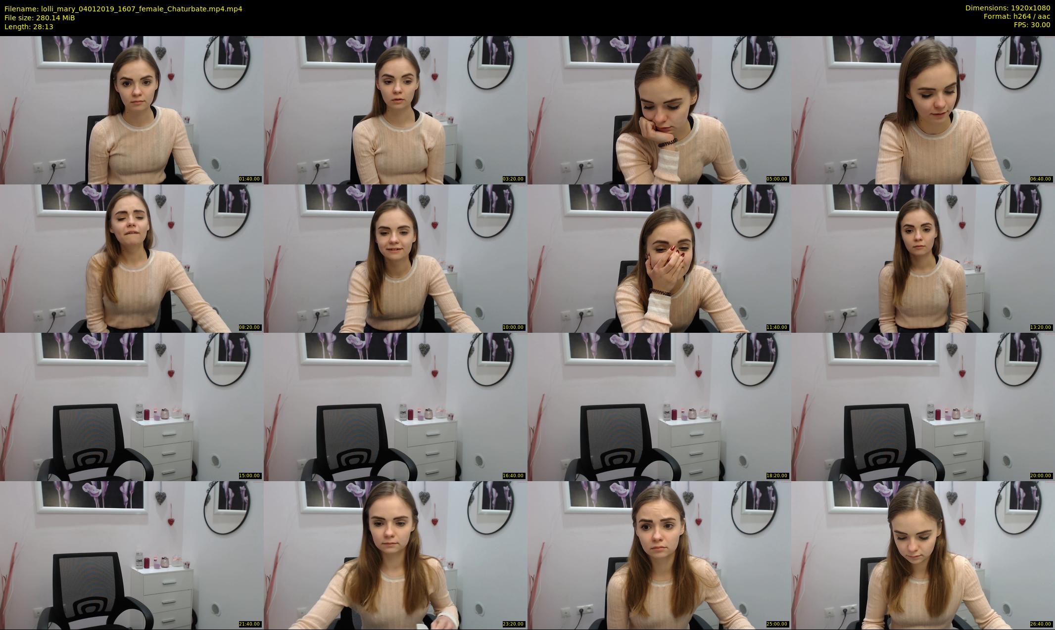 lolli_mary — 29 minute Chaturbate female cam show recording, 1080p, Jan 4, 2019
