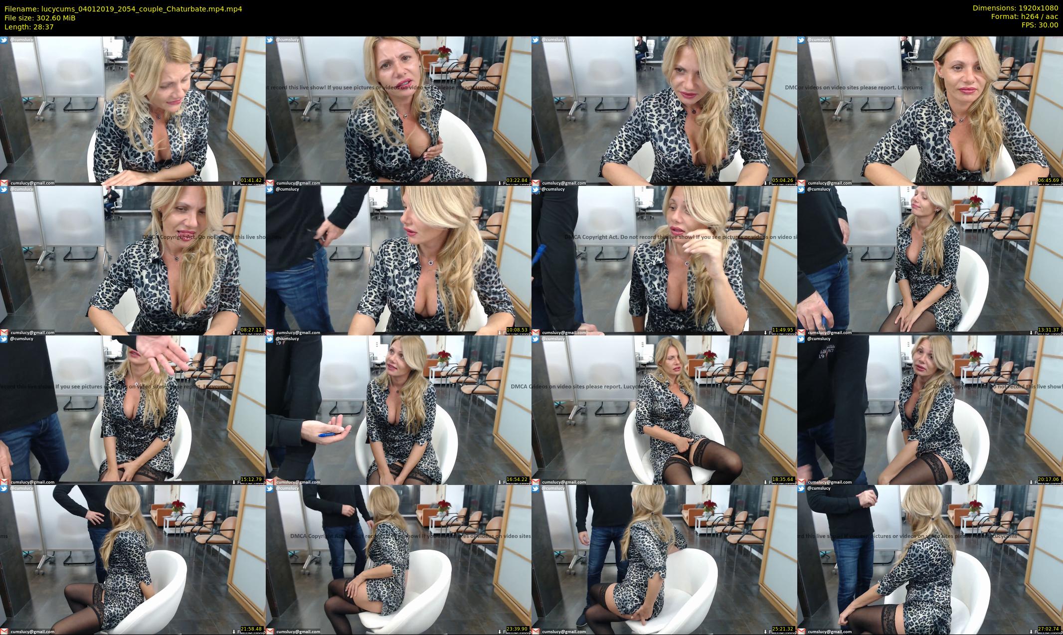 lucycums — 29 minute Chaturbate couple cam show recording, 1080p, Jan 4, 2019