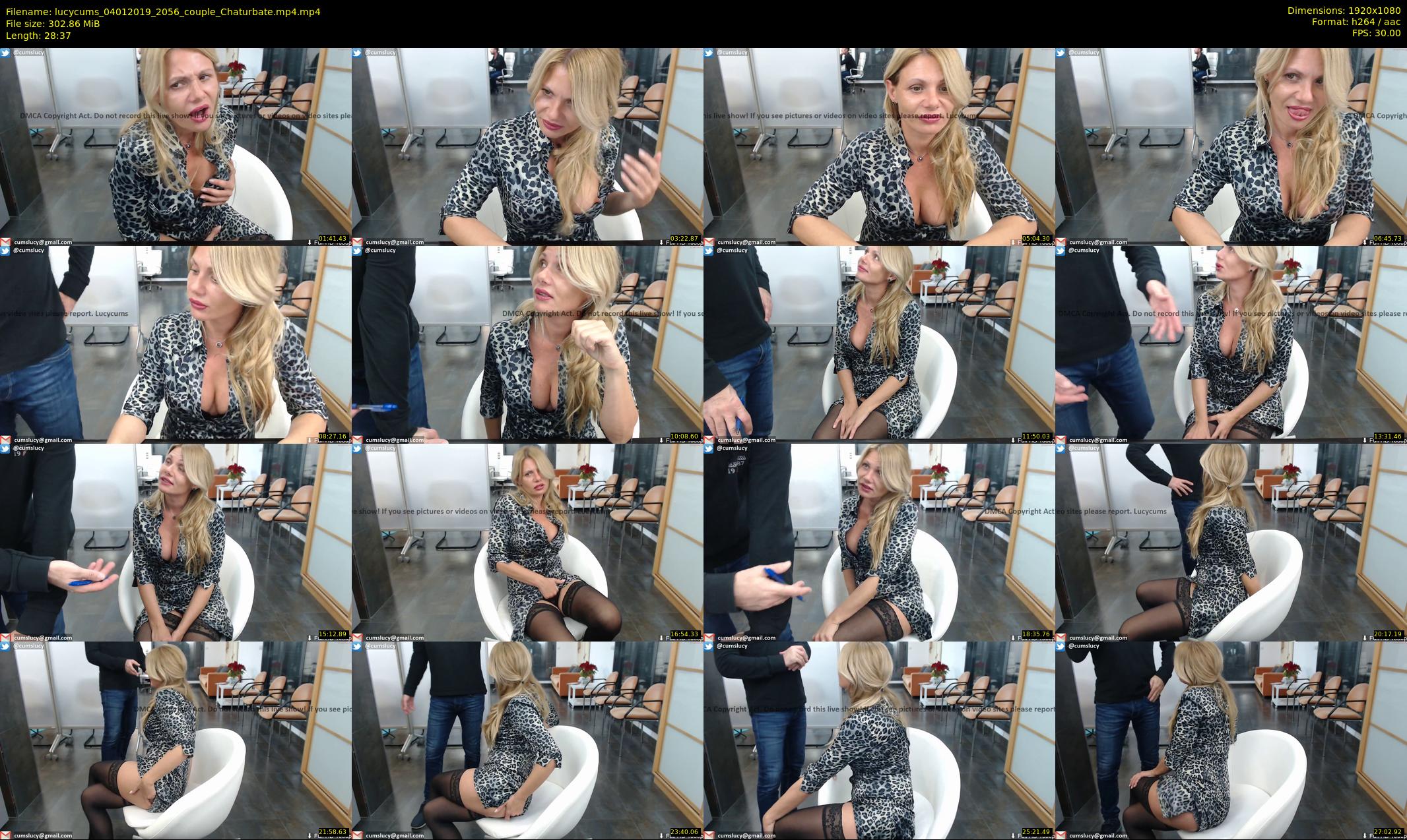 lucycums — 29 minute Chaturbate couple cam show recording, 1080p, Jan 4, 2019