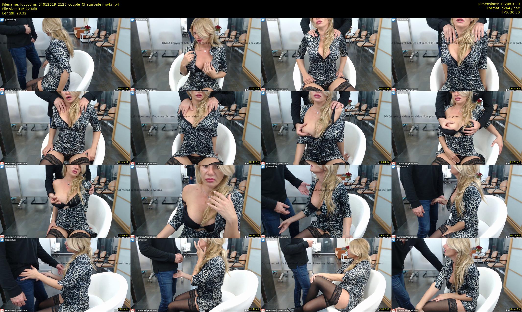 lucycums — 29 minute Chaturbate couple cam show recording, 1080p, Jan 4, 2019
