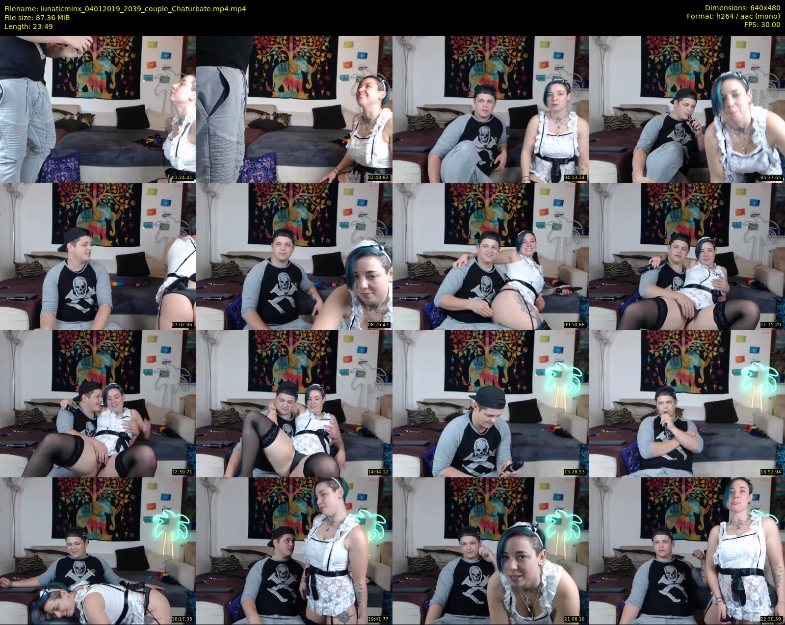 lunaticminx — 24 minute Chaturbate female cam show recording, 480p, Jan 4, 2019