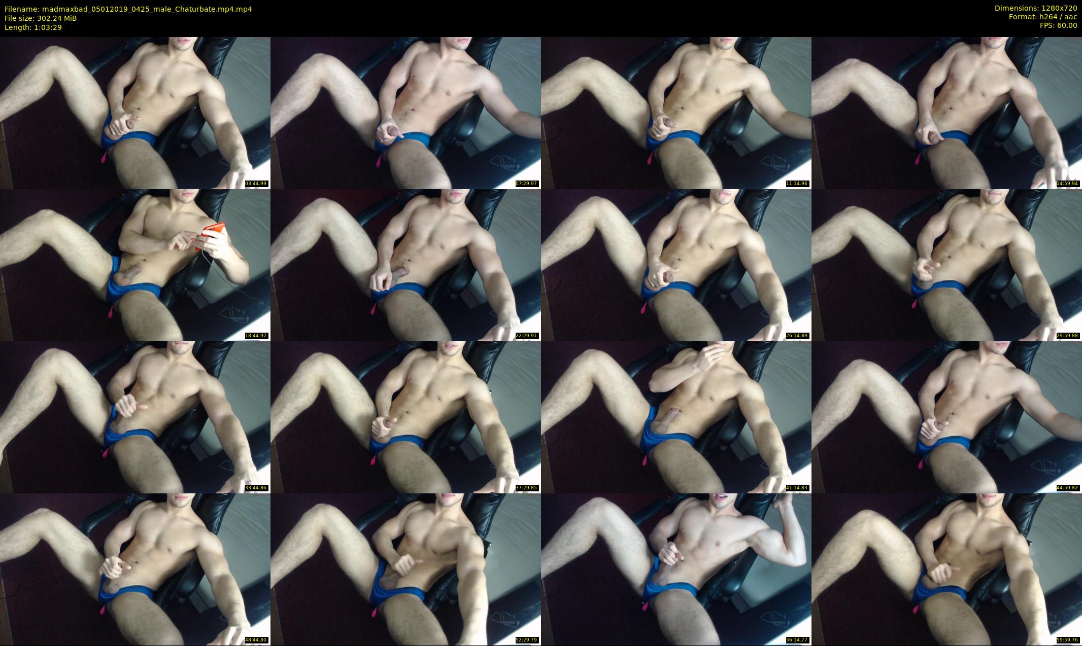 madmaxbad — 64 minute Chaturbate male cam show recording, 720p, Jan 5, 2019