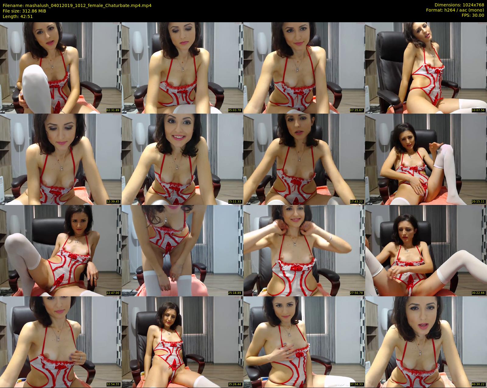 mashalush — 43 minute Chaturbate female cam show recording, 720p, Jan 4, 2019