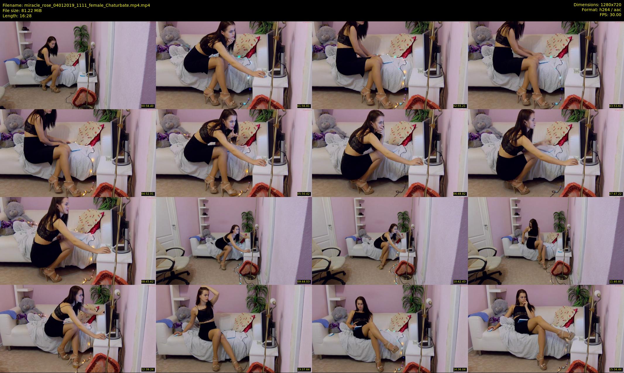 miracle_rose — 17 minute Chaturbate female cam show recording, 720p, Jan 4, 2019