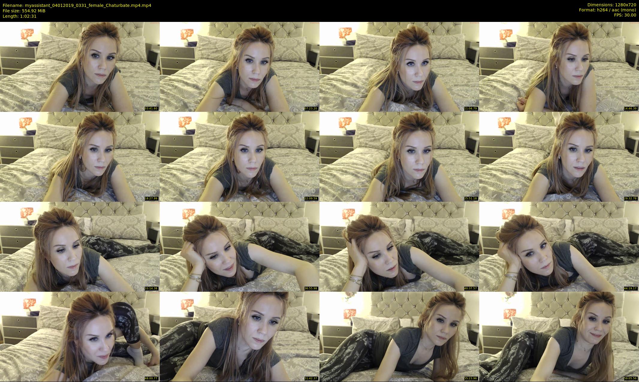 myassistant — 63 minute Chaturbate female cam show recording, 720p, Jan 4, 2019