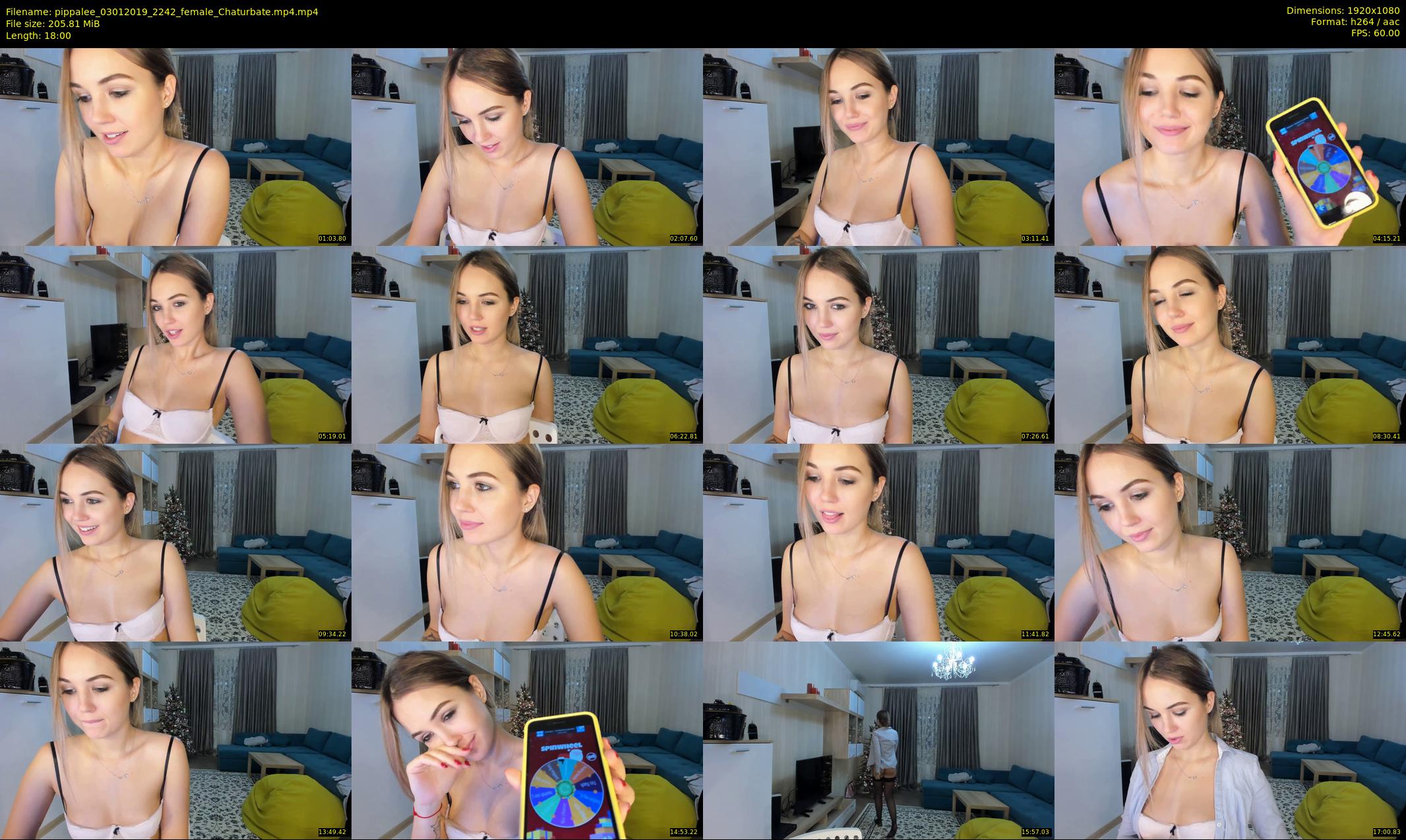 pippalee — 18 minute Chaturbate female cam show recording, 1080p, Jan 3, 2019