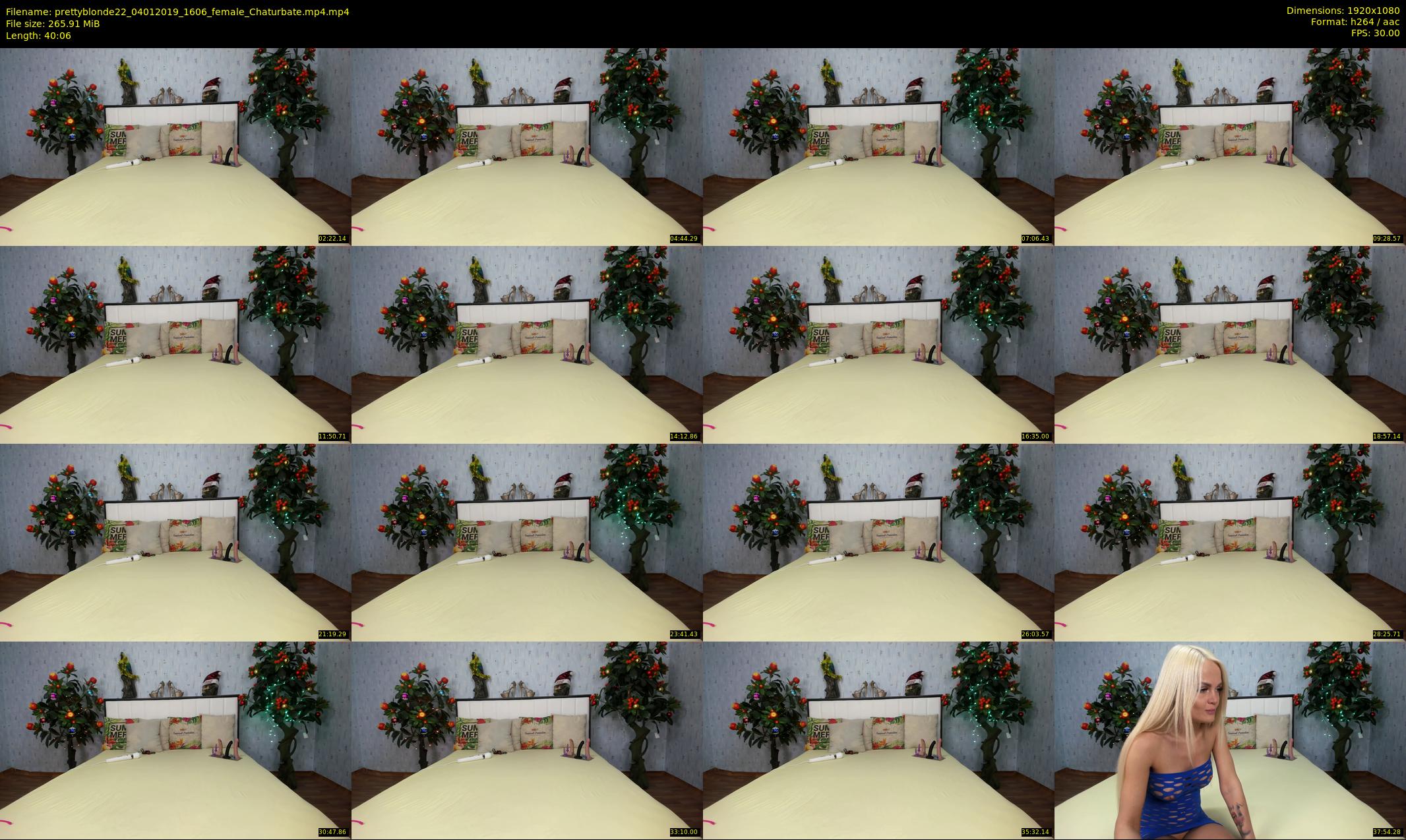 prettyblonde22 — 41 minute Chaturbate female cam show recording, 1080p, Jan 4, 2019