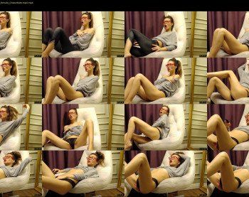 sellenia — 25 minute Chaturbate female cam show recording, 720p, Jan 4, 2019