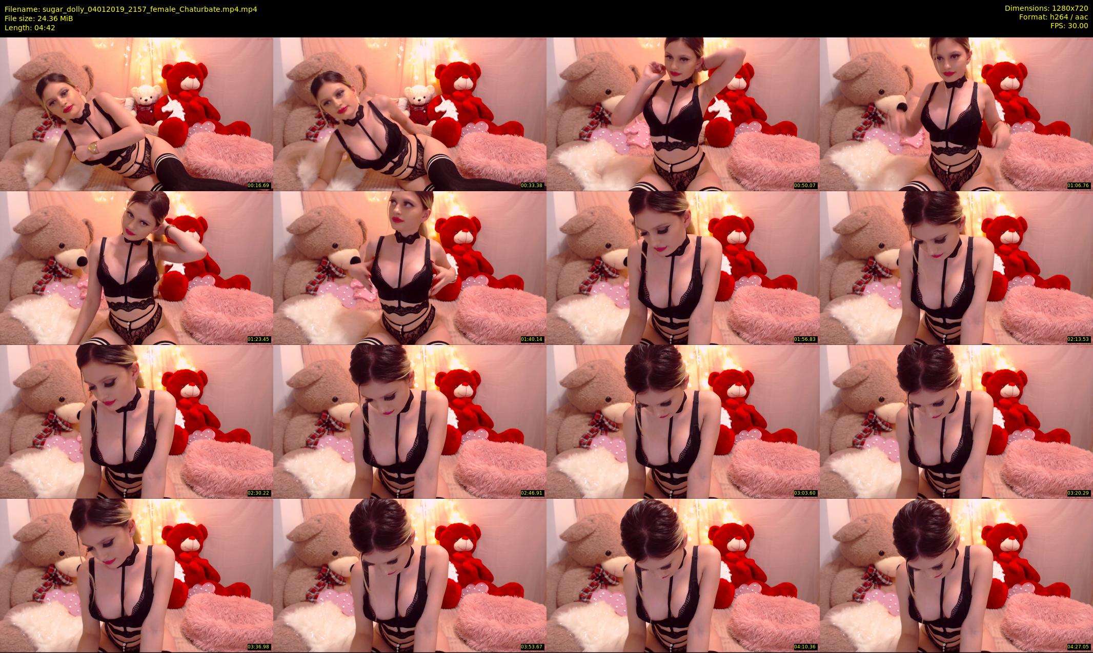 sugar_dolly — 5 minute Chaturbate female cam show recording, 720p, Jan 4, 2019