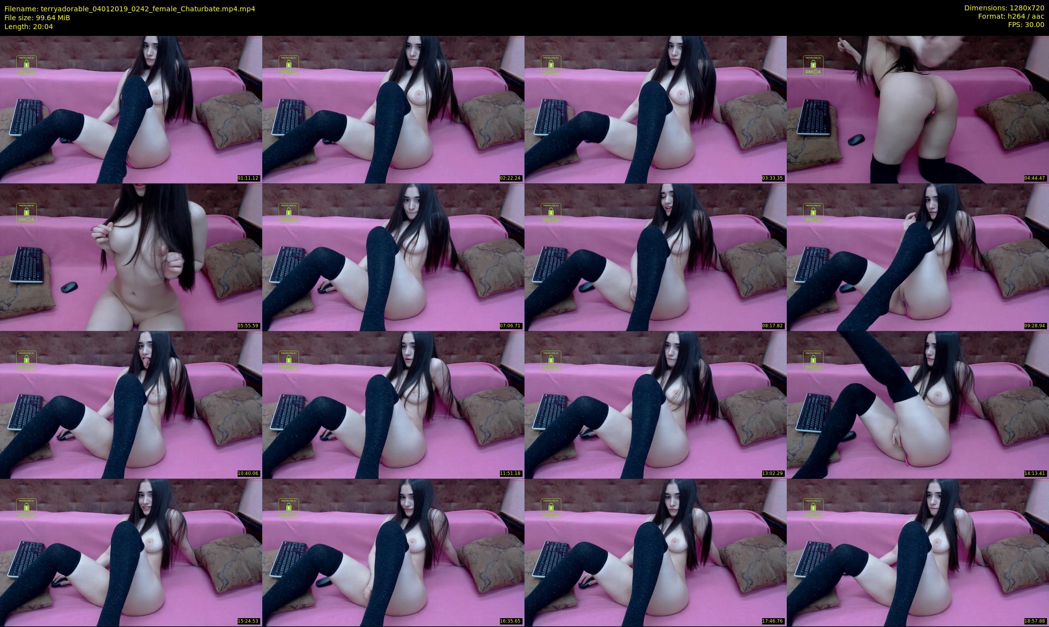 terryadorable — 21 minute Chaturbate female cam show recording, 720p, Jan 4, 2019