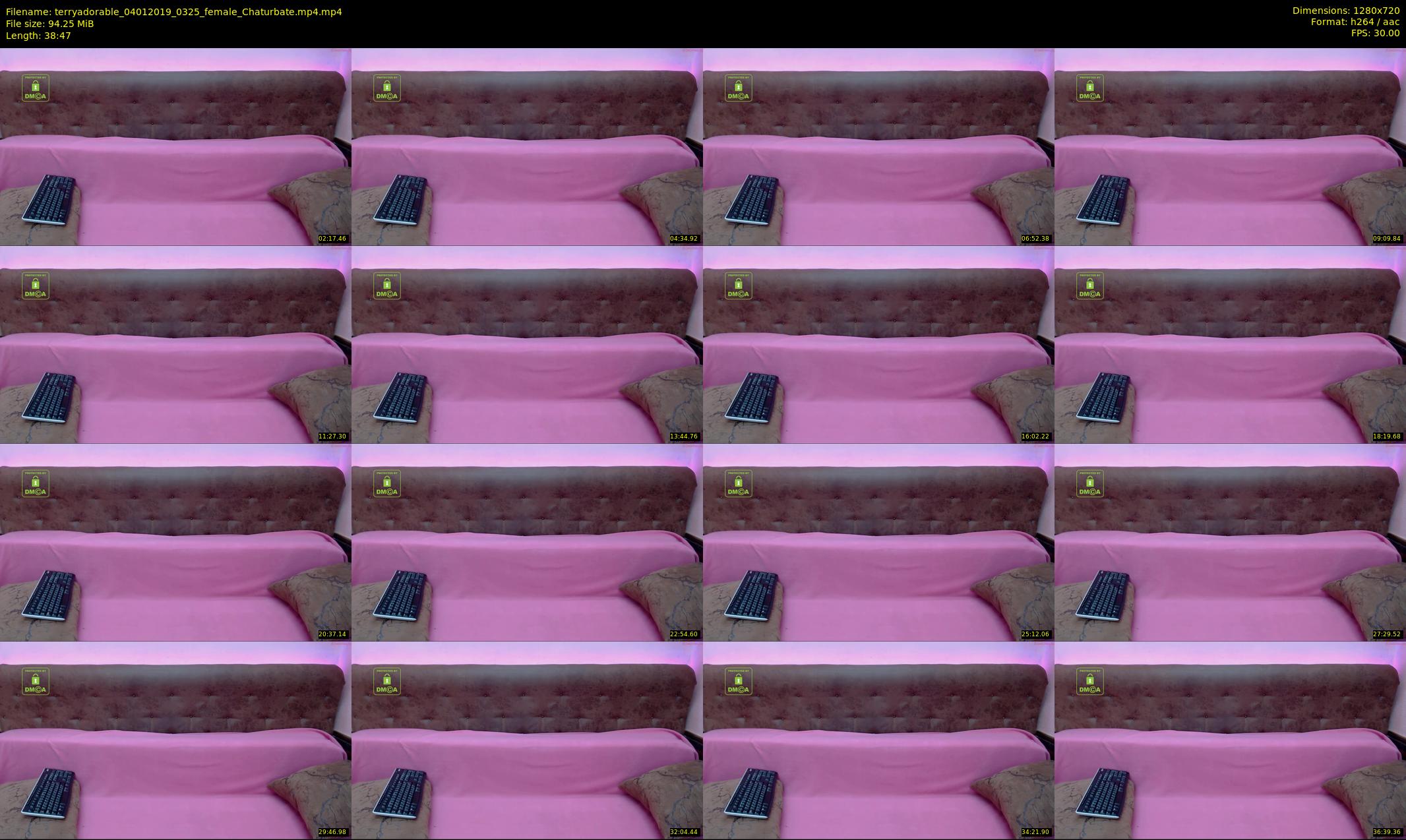 terryadorable — 39 minute Chaturbate female cam show recording, 720p, Jan 4, 2019