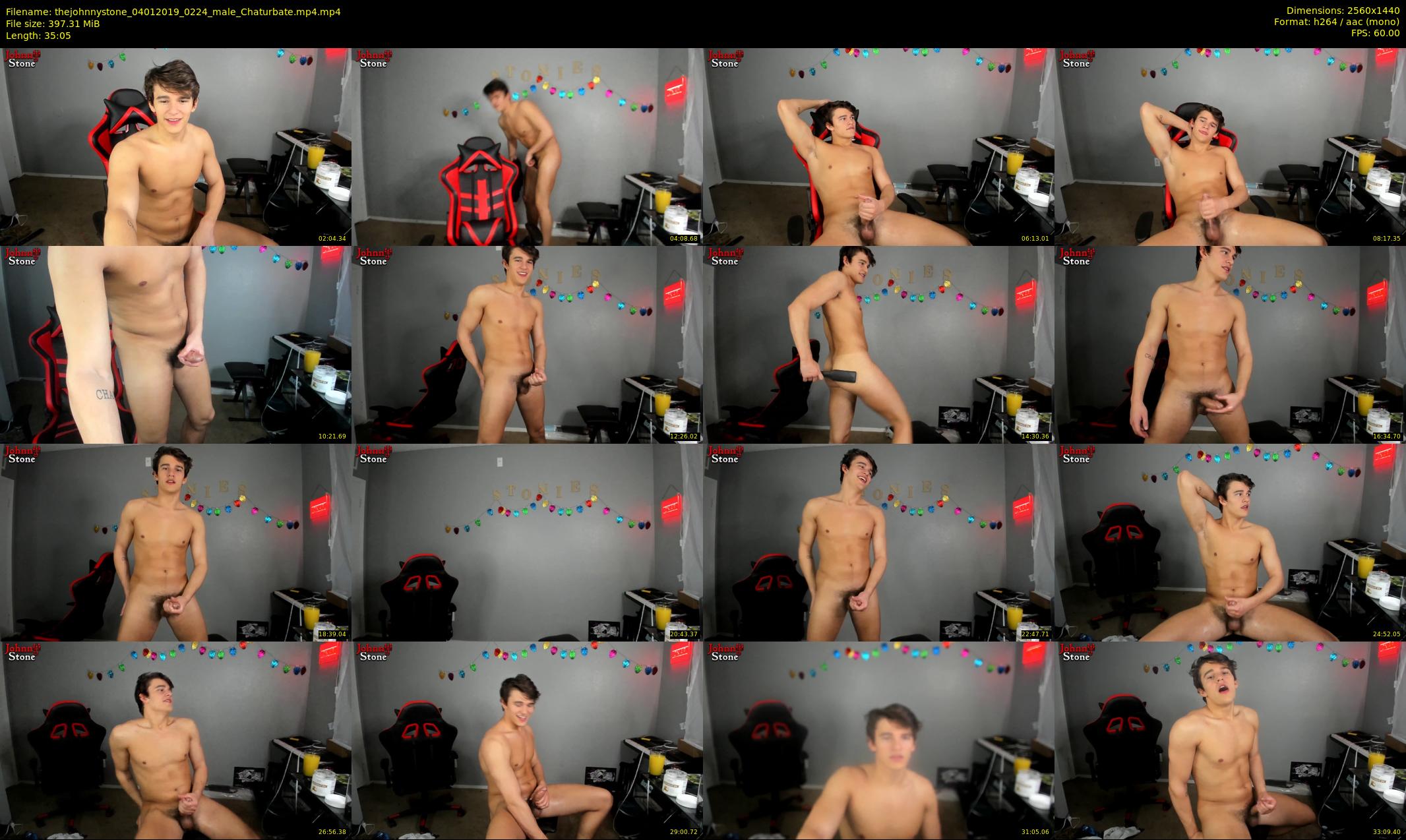 thejohnnystone — 36 minute Chaturbate male cam show recording, 1080p, Jan 4, 2019