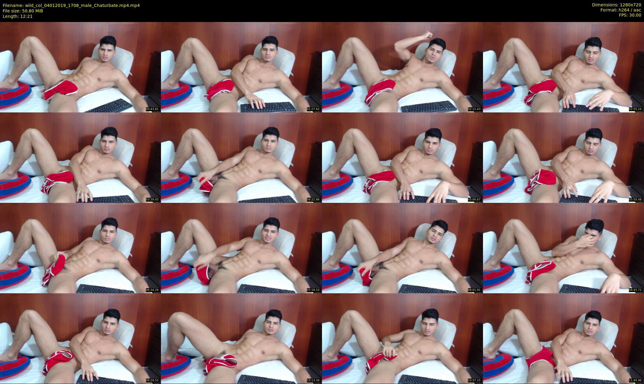 wild_col — 13 minute Chaturbate male cam show recording, 720p, Jan 4, 2019