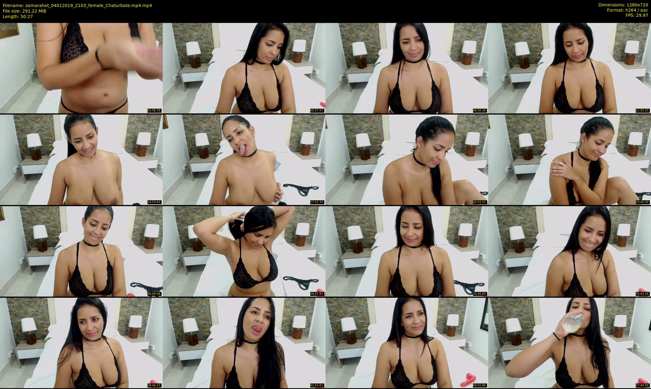zamarahot — 51 minute Chaturbate female cam show recording, 720p, Jan 4, 2019