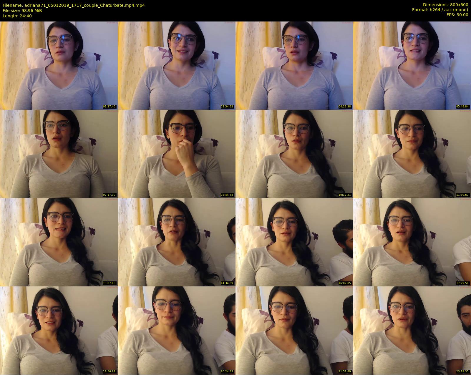 adriana71 — 25 minute Chaturbate couple cam show recording, 480p, Jan 5, 2019