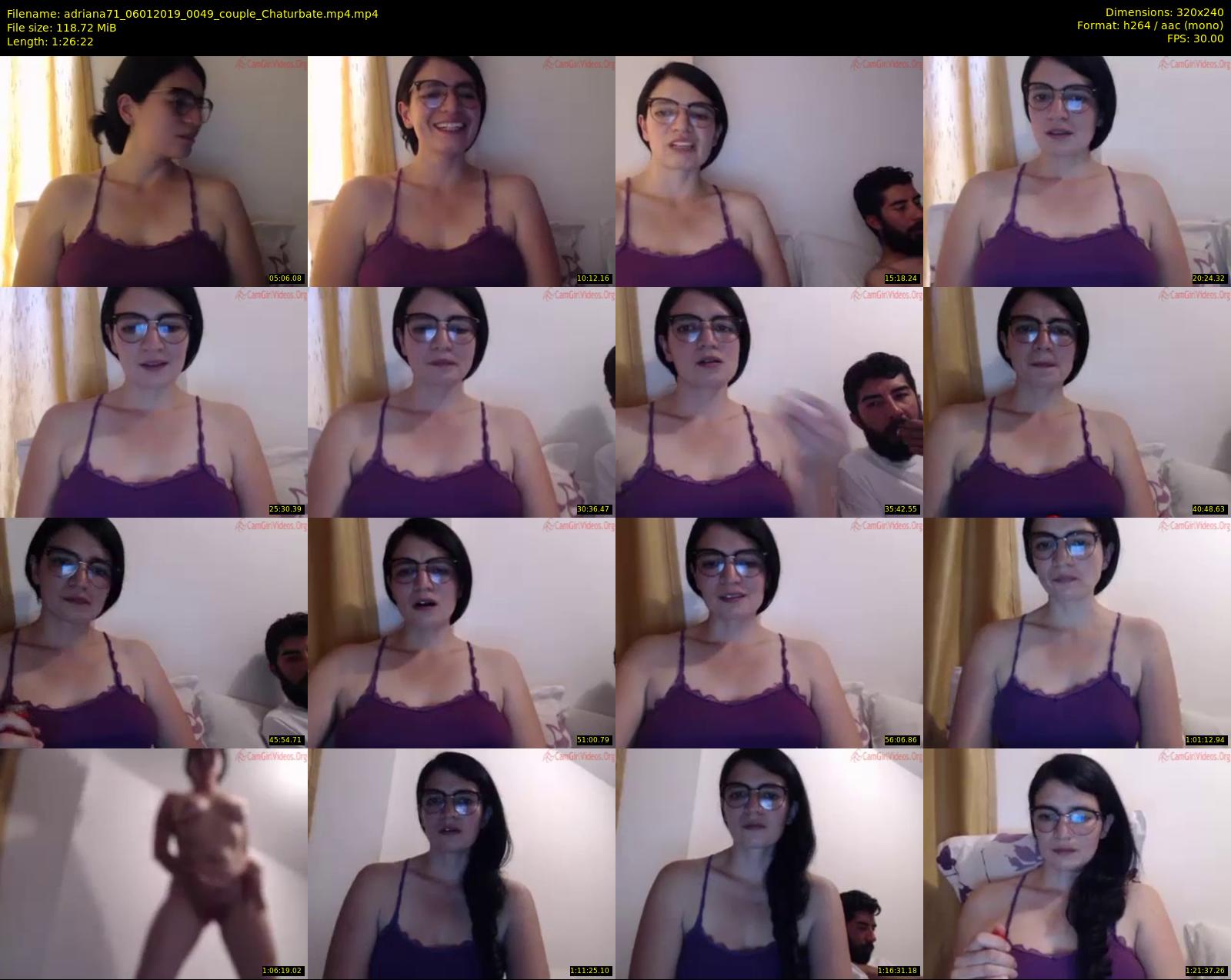 adriana71 — 87 minute Chaturbate couple cam show recording, SD, Jan 6, 2019