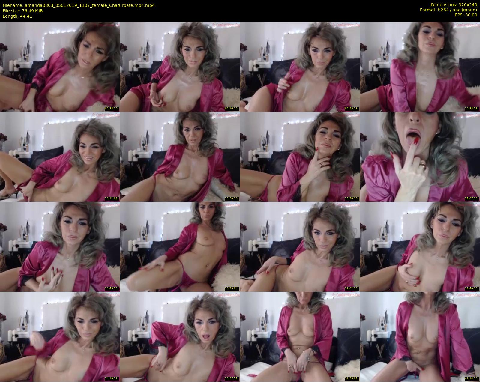 amanda0803 — 45 minute Chaturbate female cam show recording, SD, Jan 5, 2019