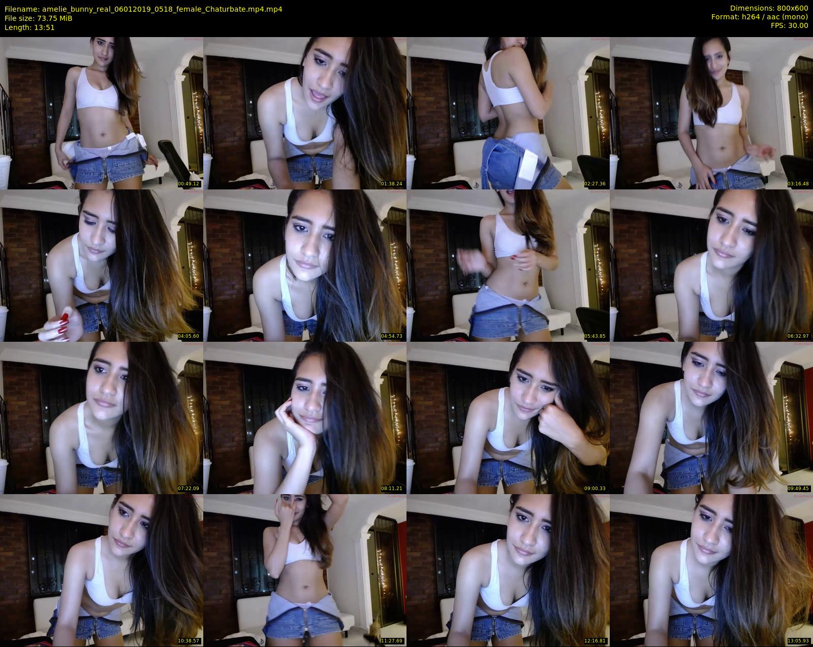 amelie_bunny_real — 14 minute Chaturbate female cam show recording, 480p, Jan 6, 2019
