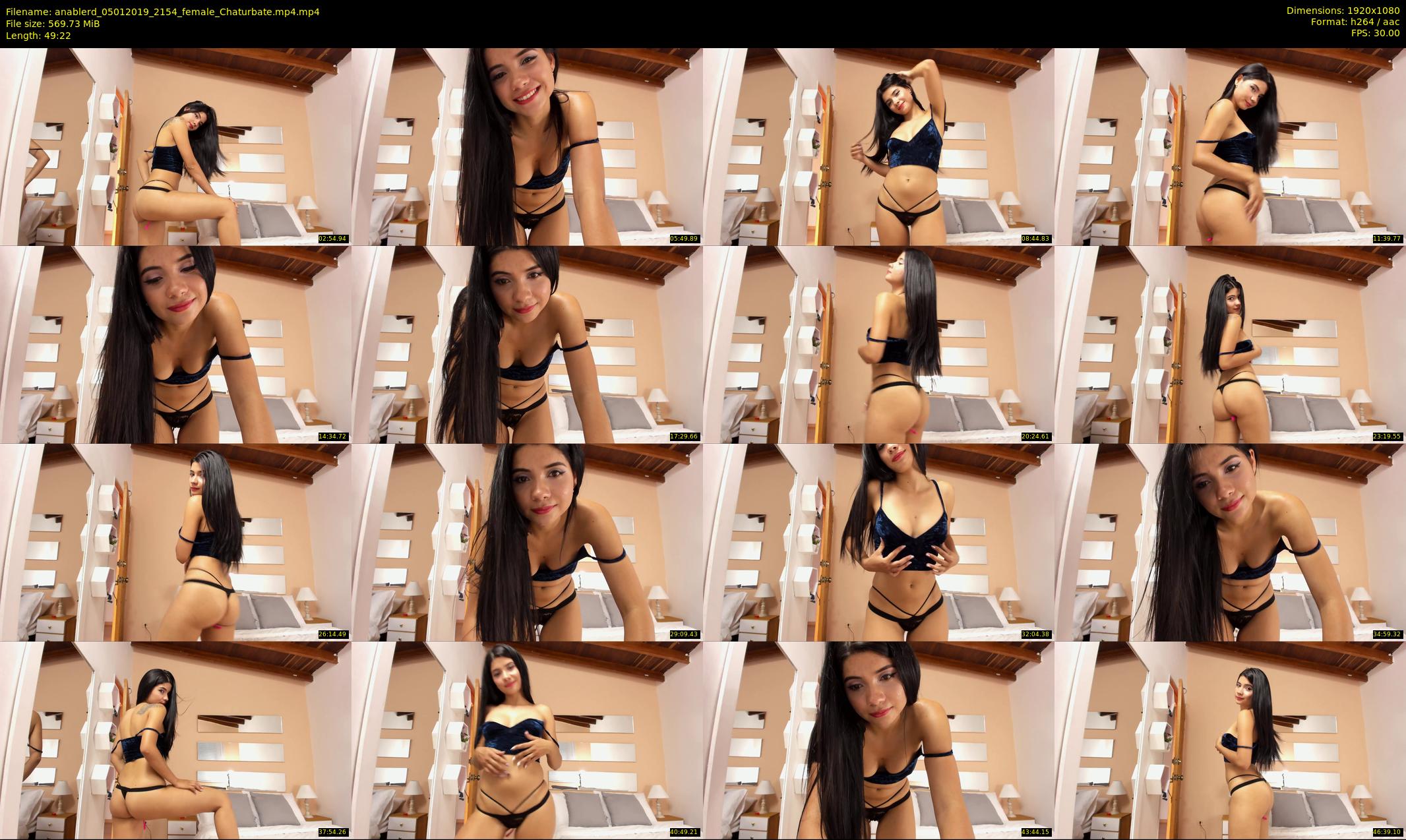 anablerd — 50 minute Chaturbate female cam show recording, 1080p, Jan 5, 2019