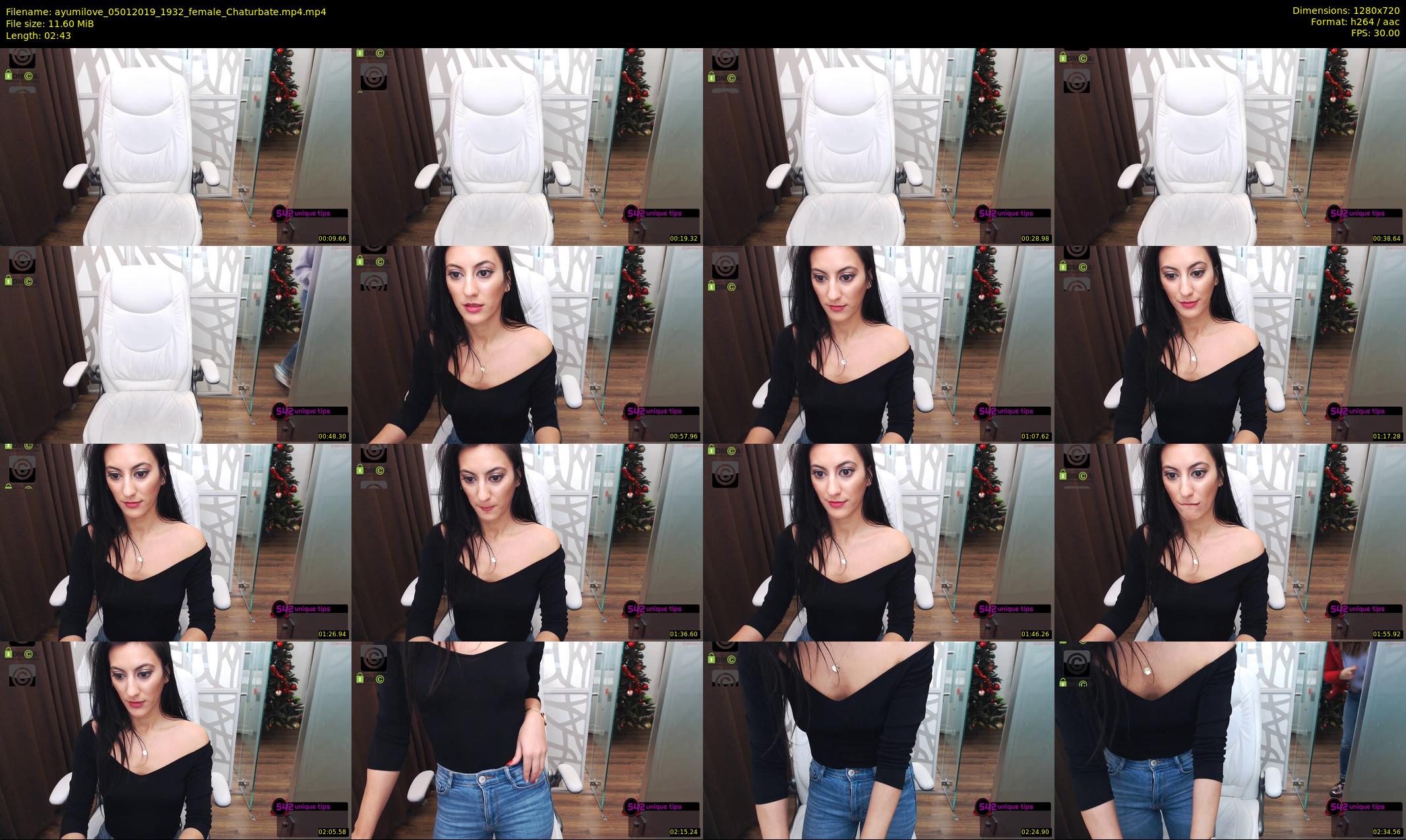 ayumilove — 3 minute Chaturbate female cam show recording, 720p, Jan 5, 2019
