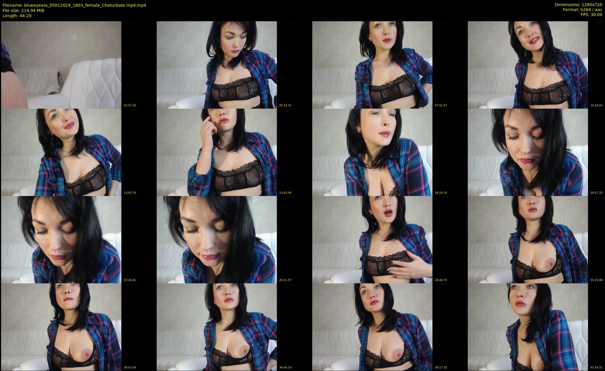 blueeyeess — 45 minute Chaturbate female cam show recording, 720p, Jan 5, 2019