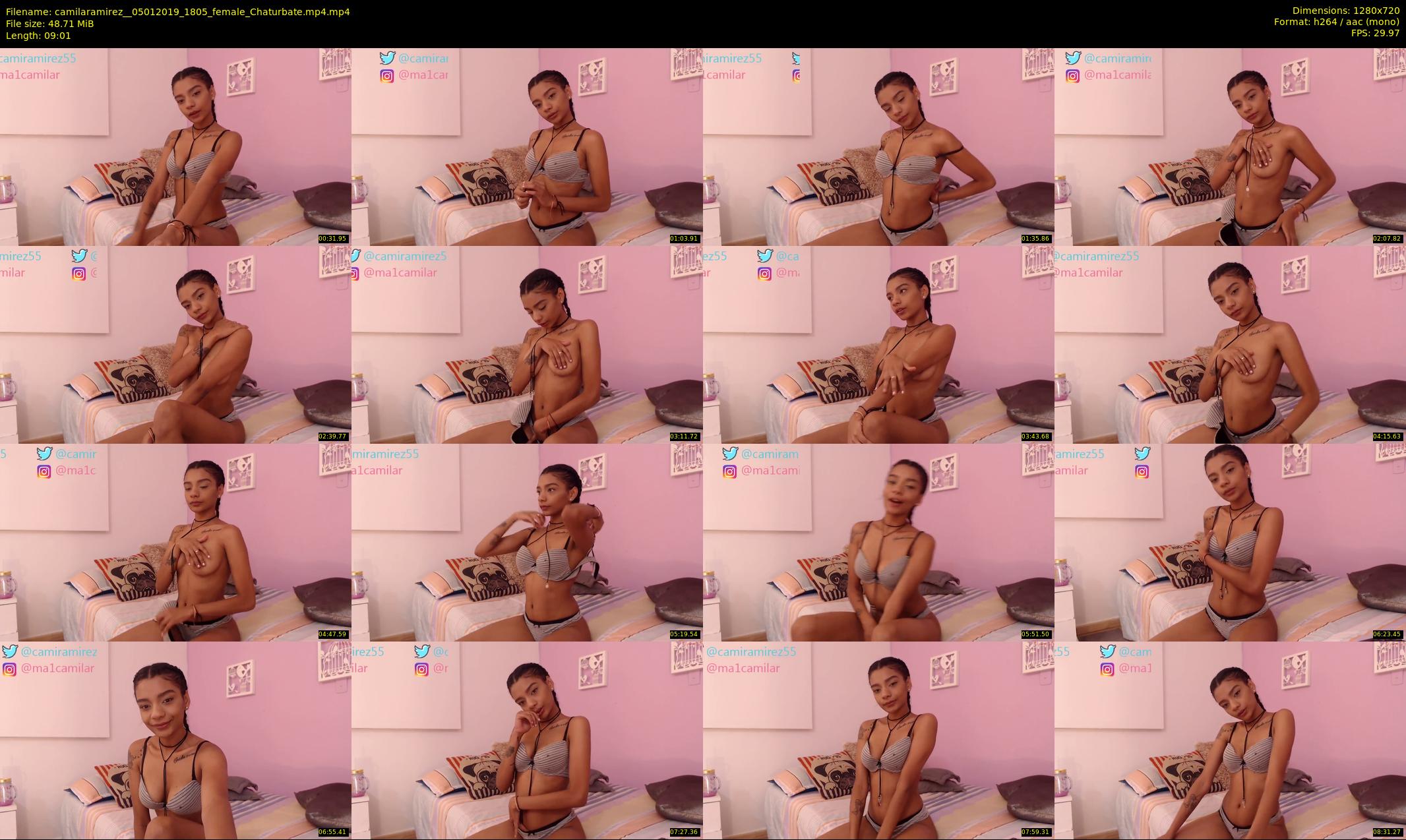 camilaramirez_ — 10 minute Chaturbate female cam show recording, 720p, Jan 5, 2019