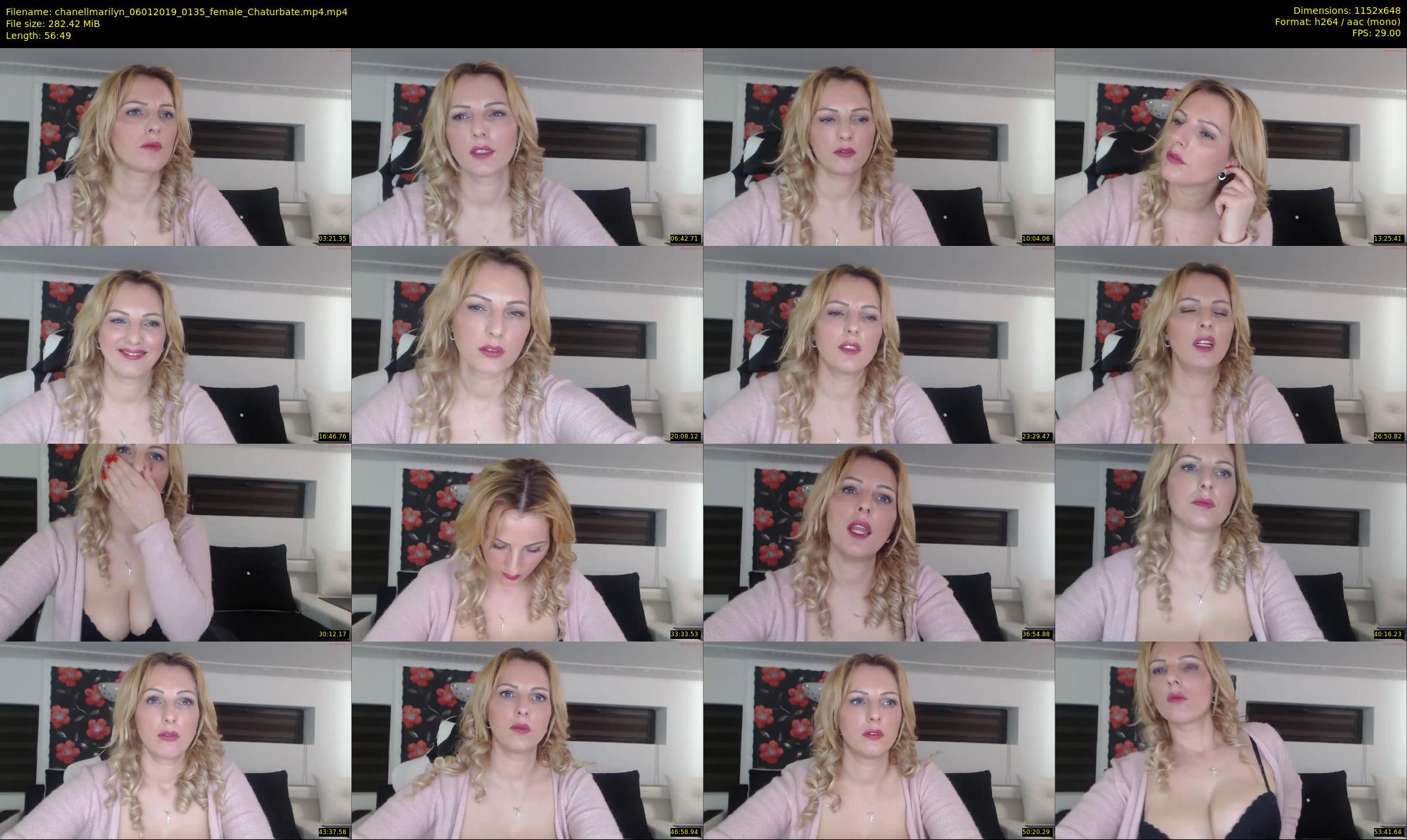 chanellmarilyn — 57 minute Chaturbate female cam show recording, 480p, Jan 6, 2019