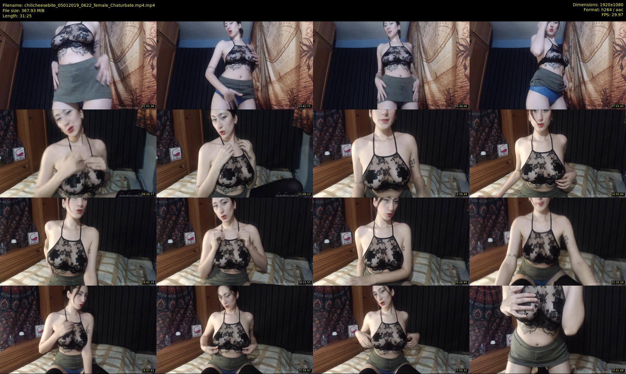 chilicheesebite — 32 minute Chaturbate female cam show recording, 1080p, Jan 5, 2019