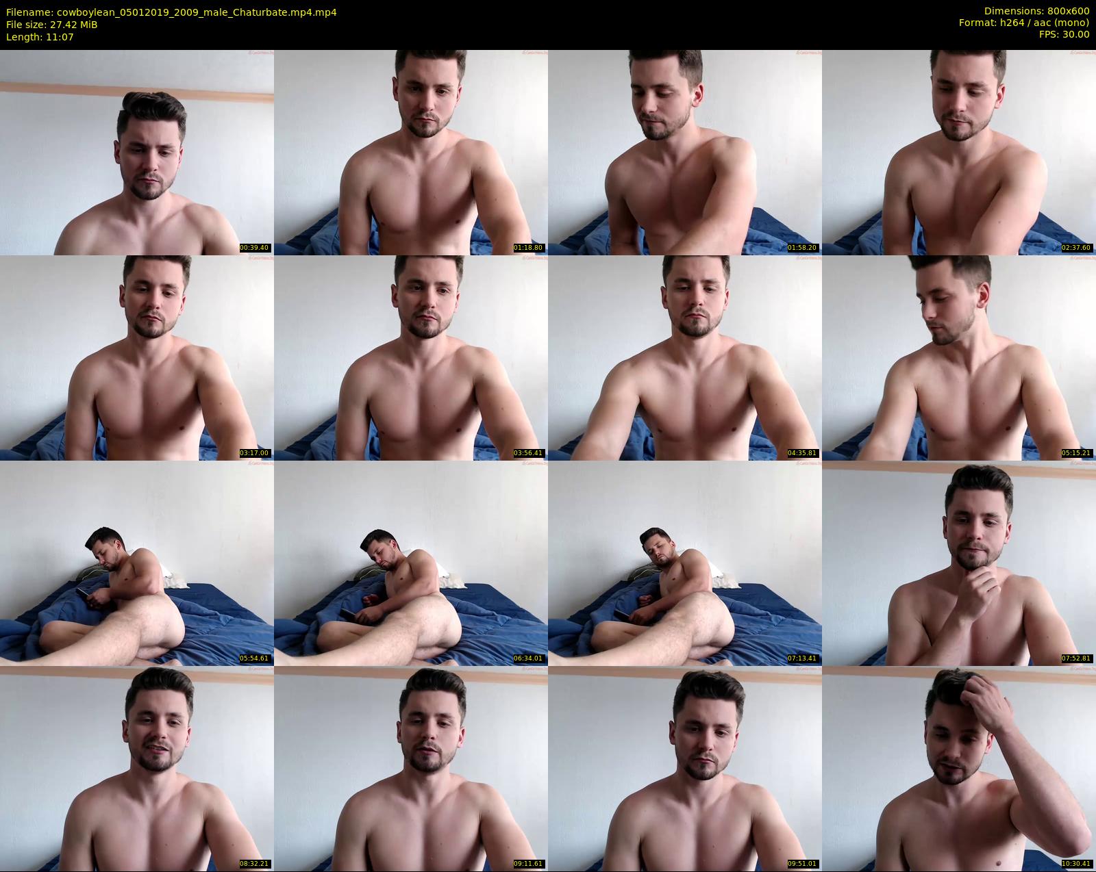 cowboylean — 12 minute Chaturbate male cam show recording, 480p, Jan 5, 2019