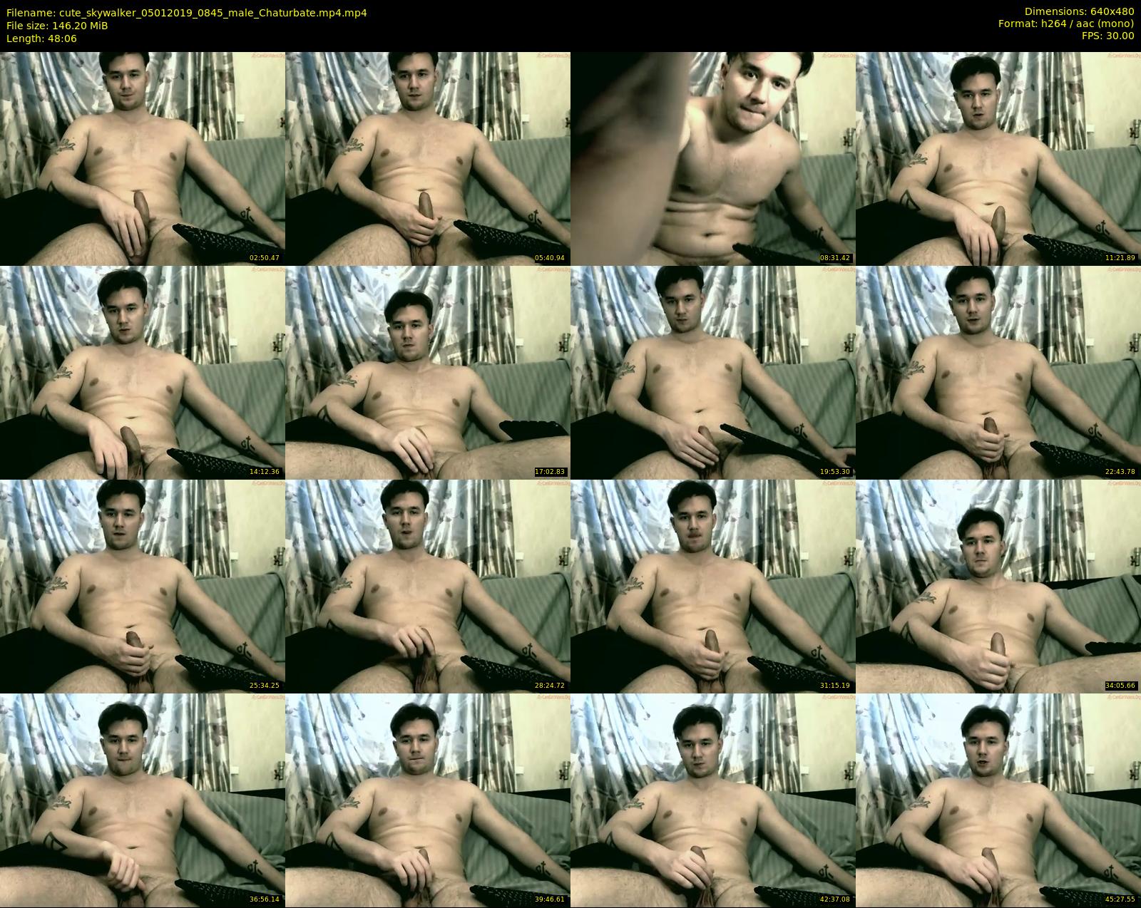 cute_skywalker — 49 minute Chaturbate male cam show recording, 480p, Jan 5, 2019