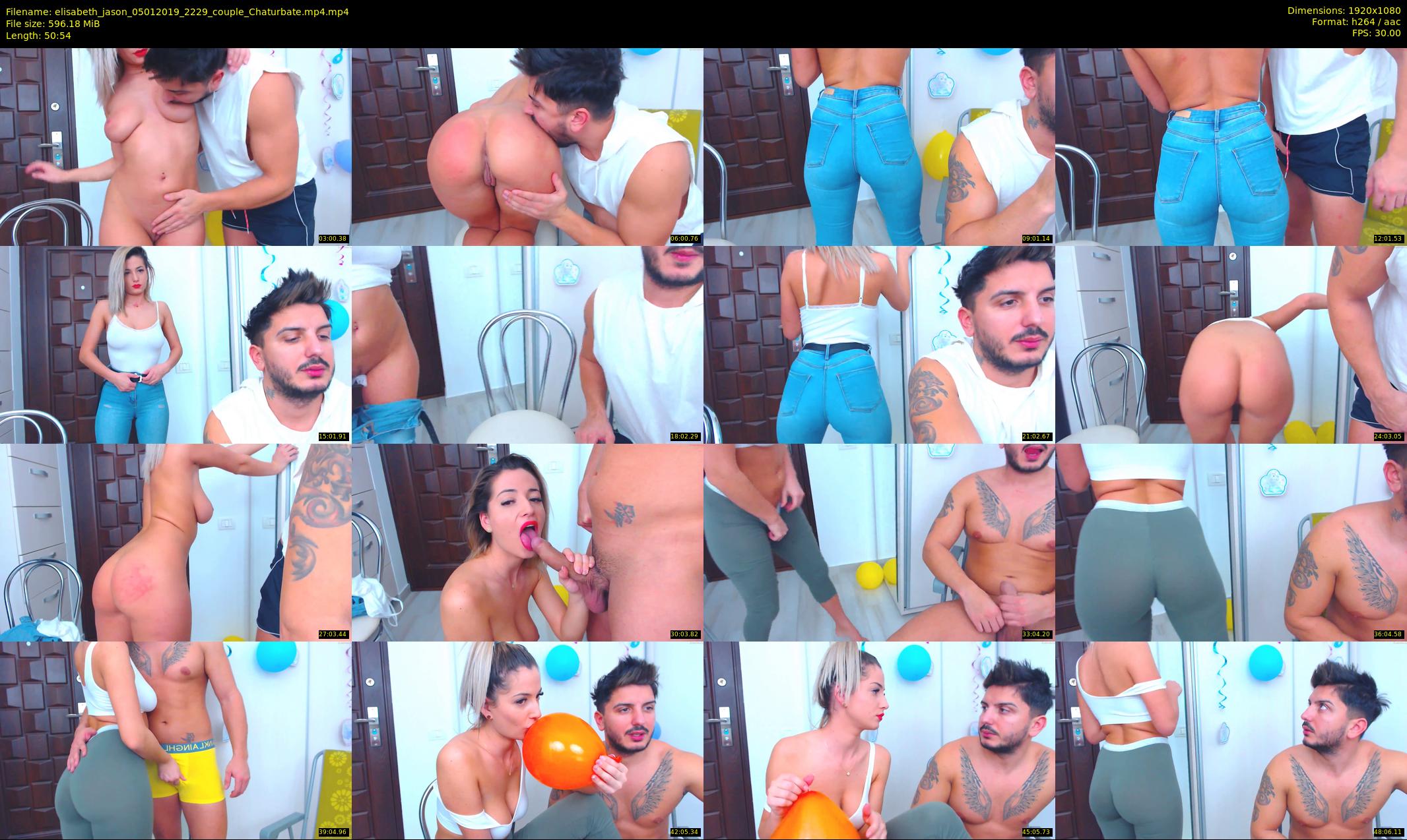 elisabeth_jason — 51 minute Chaturbate couple cam show recording, 1080p, Jan 5, 2019