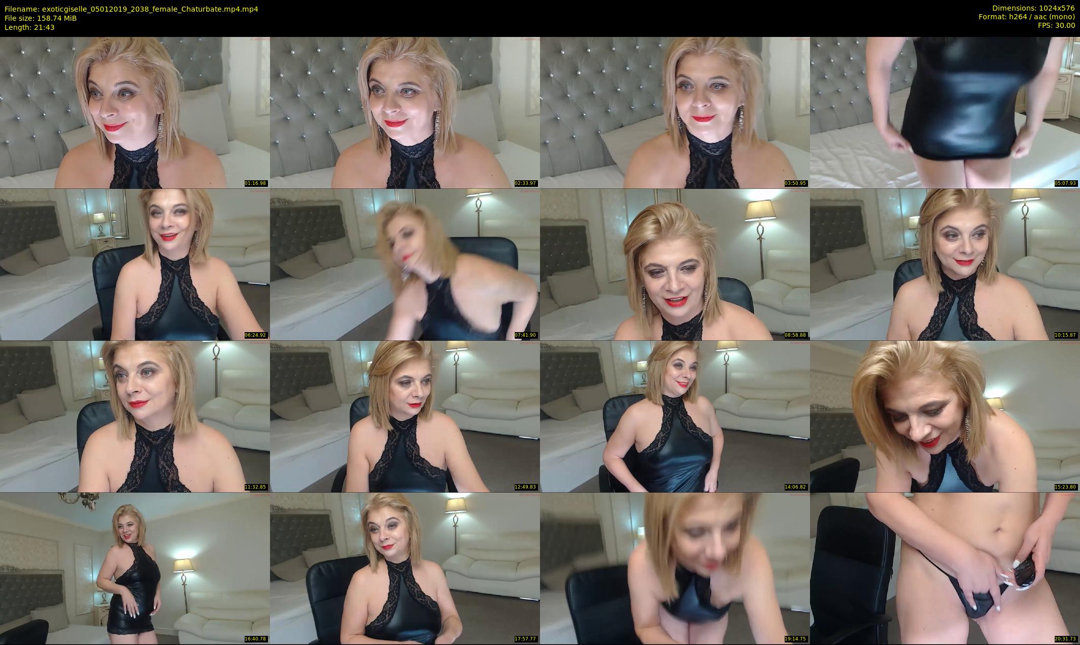 exoticgiselle — 22 minute Chaturbate female cam show recording, 480p, Jan 5, 2019