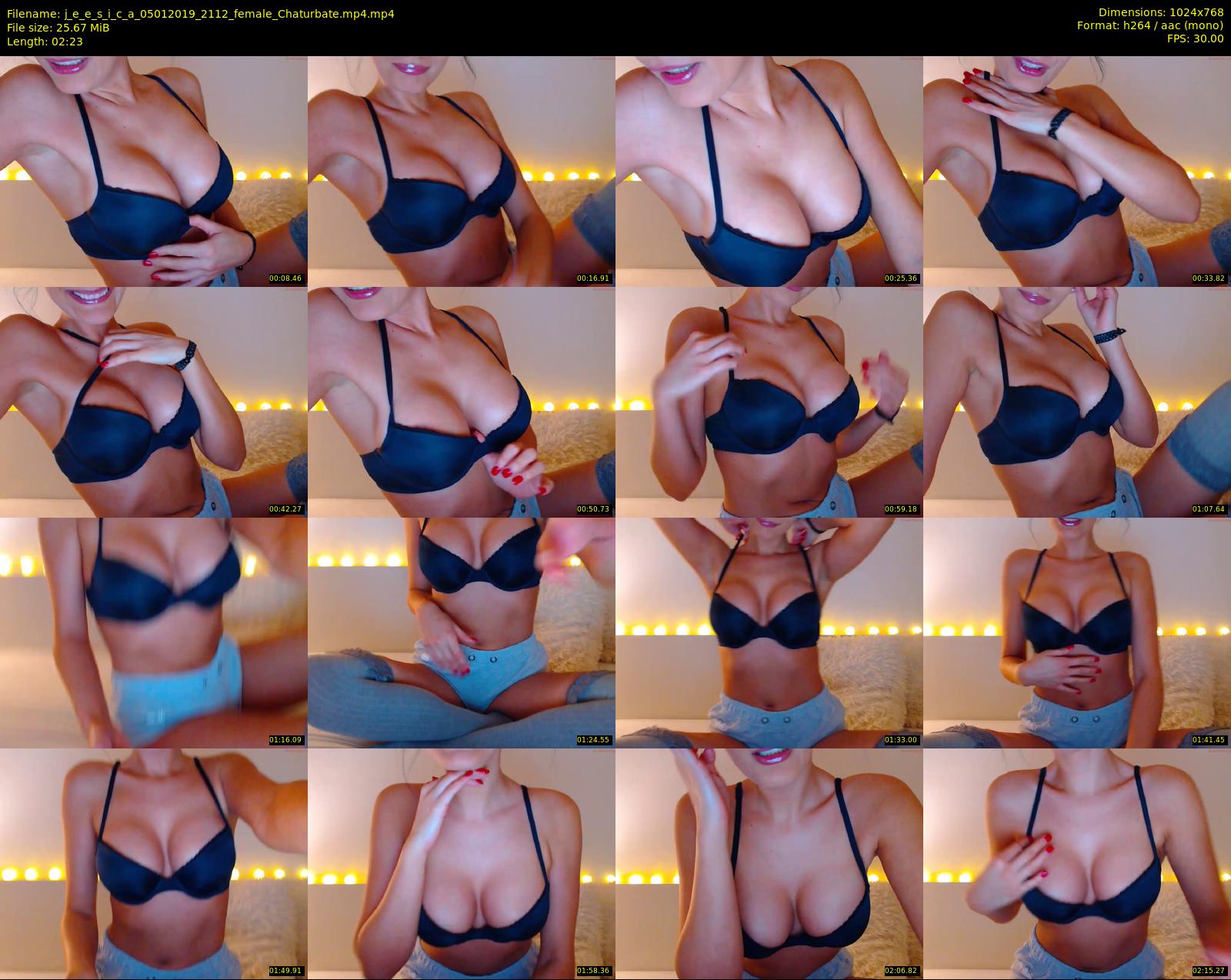 j_e_e_s_i_c_a — 3 minute Chaturbate female cam show recording, 720p, Jan 5, 2019