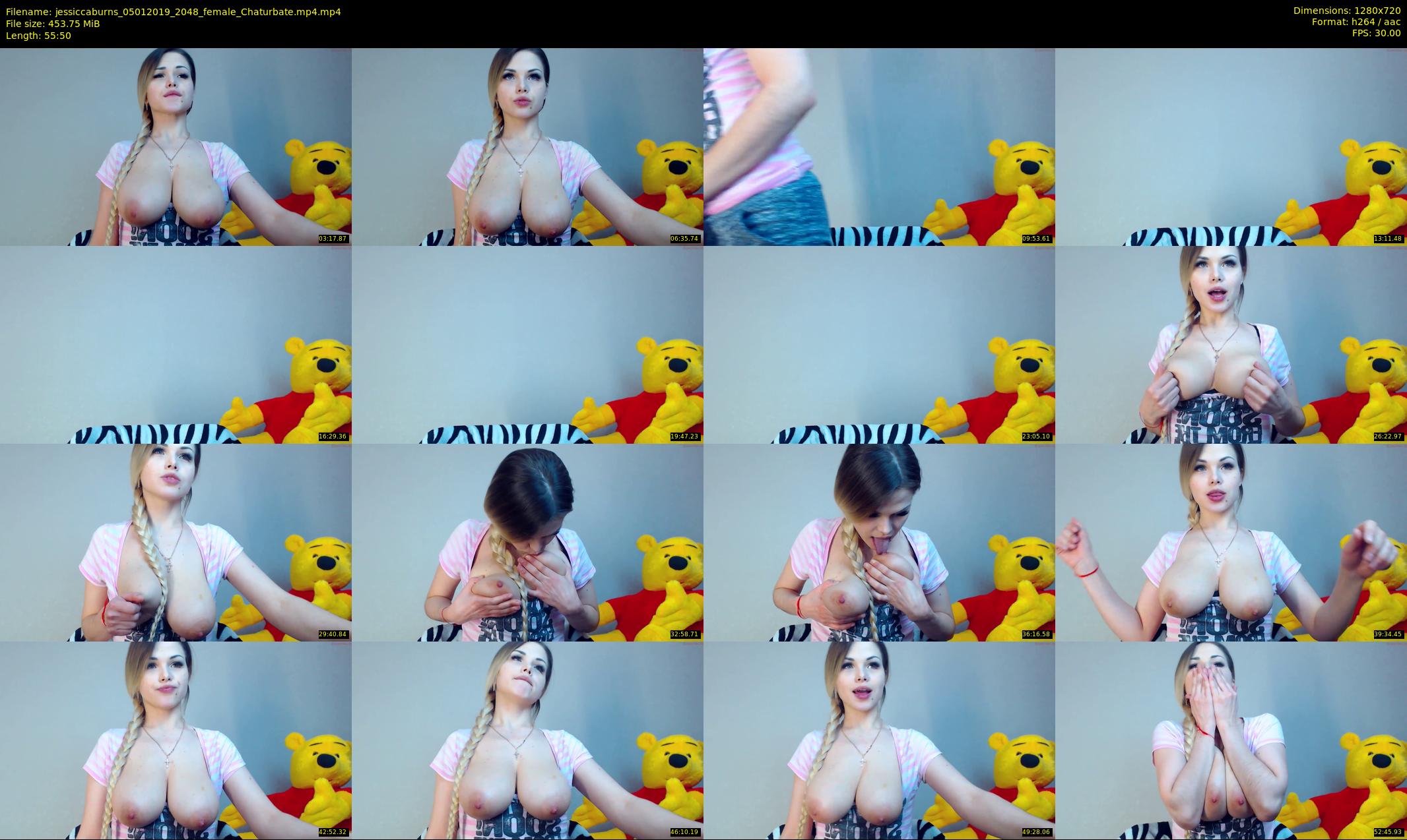 jessiccaburns — 56 minute Chaturbate female cam show recording, 720p, Jan 5, 2019