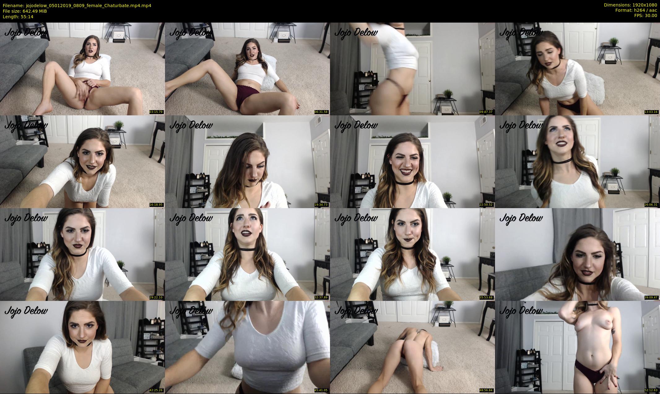 jojodelow — 56 minute Chaturbate female cam show recording, 1080p, Jan 5, 2019