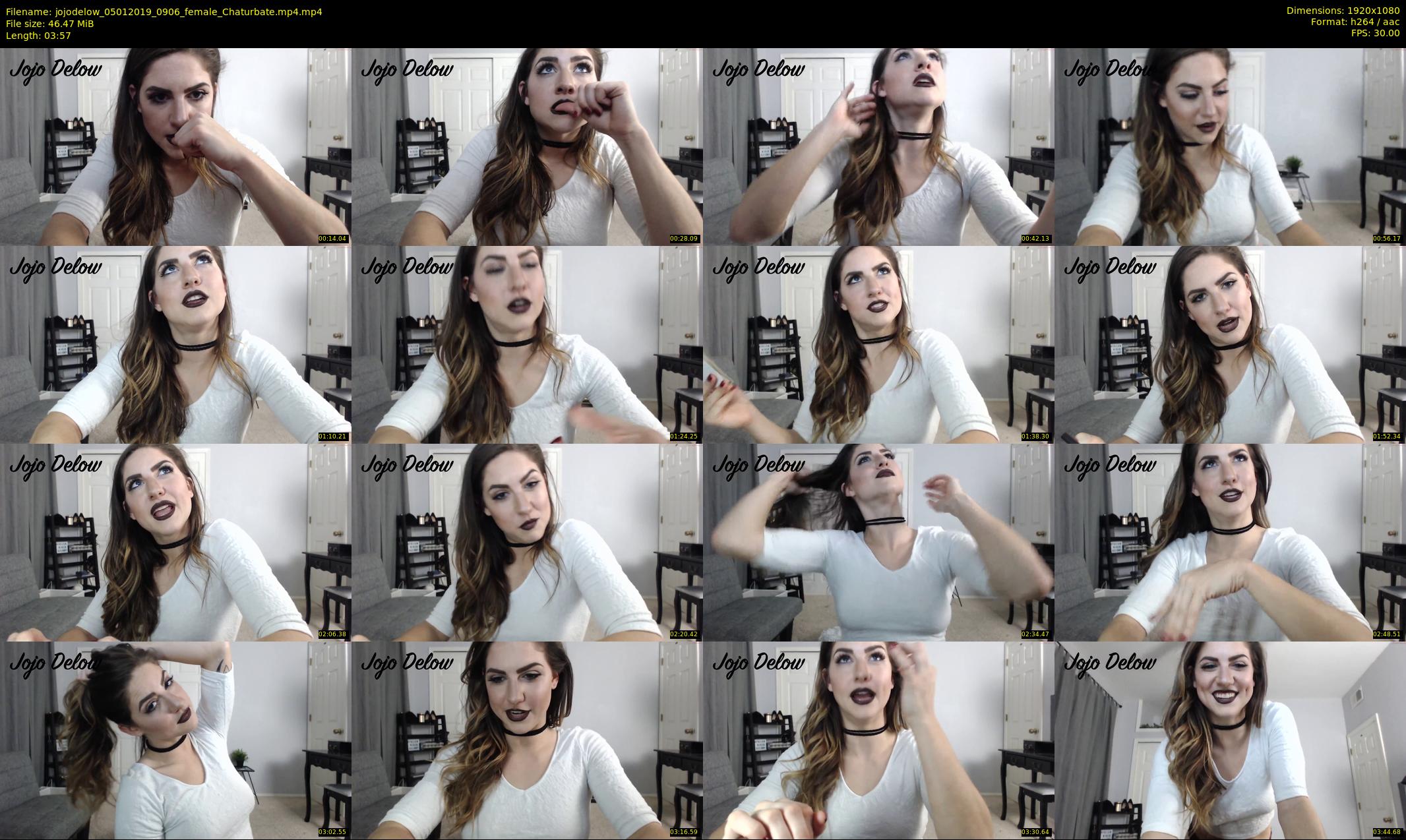 jojodelow — 4 minute Chaturbate female cam show recording, 1080p, Jan 5, 2019