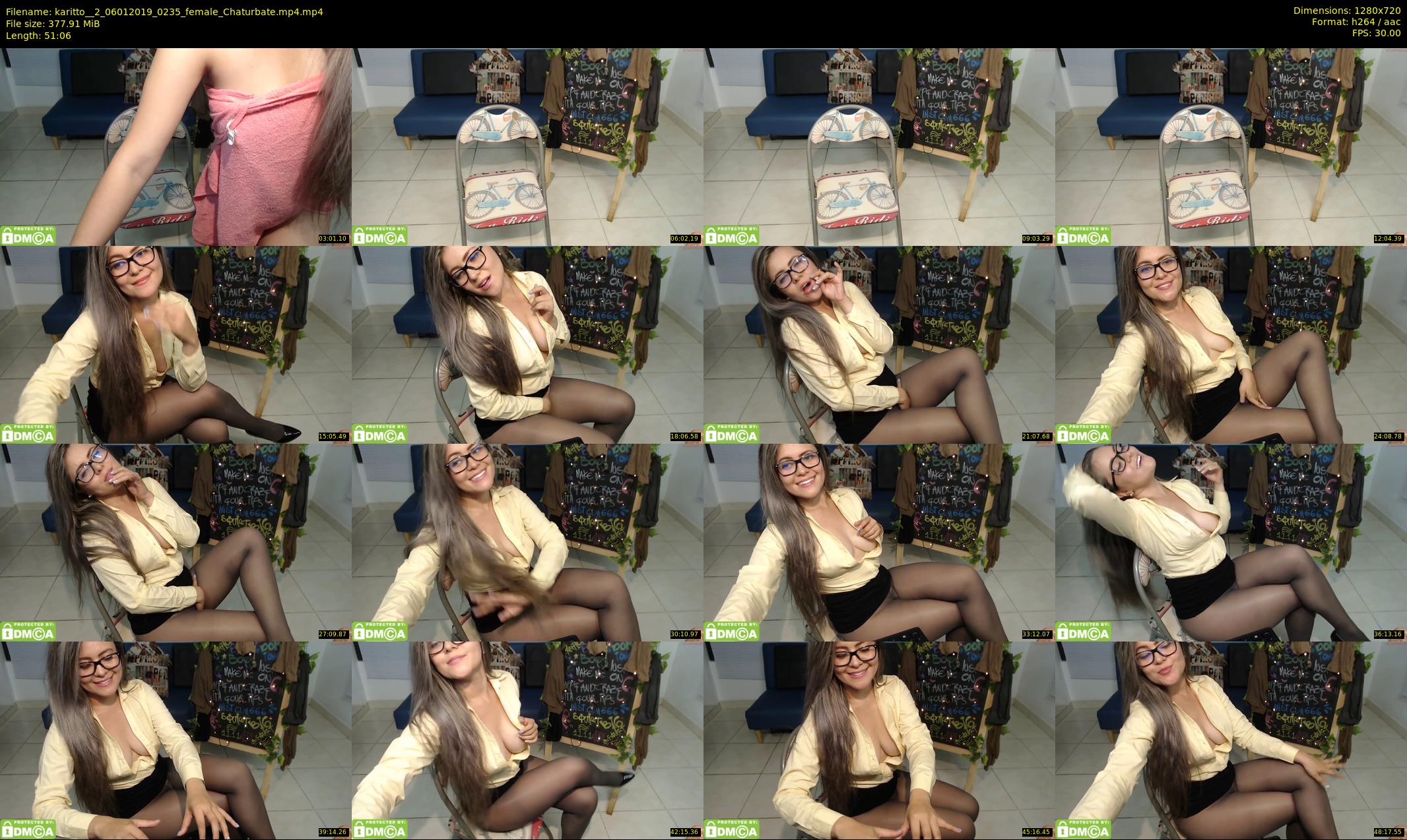 karitto__2 — 52 minute Chaturbate female cam show recording, 720p, Jan 6, 2019