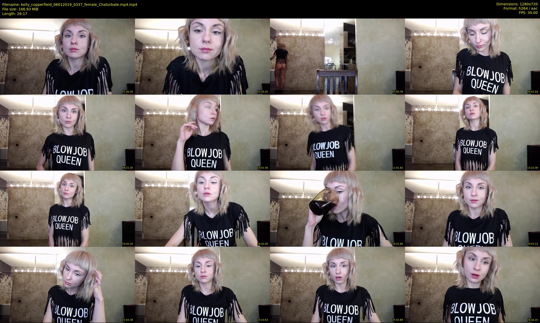 kelly_copperfield — 29 minute Chaturbate female cam show recording, 720p, Jan 6, 2019