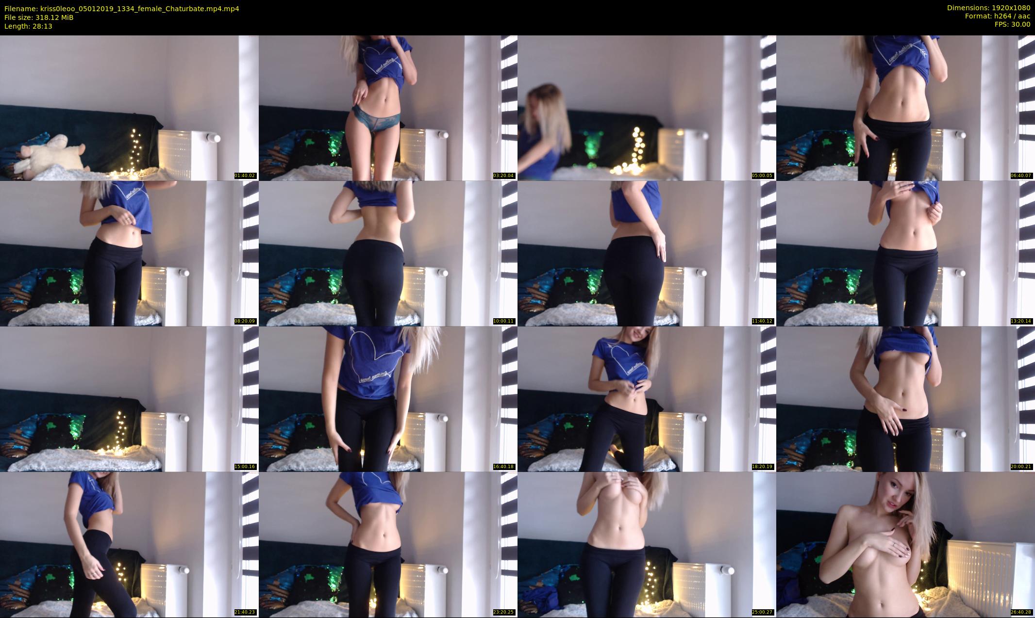 kriss0leoo — 29 minute Chaturbate couple cam show recording, 1080p, Jan 5, 2019