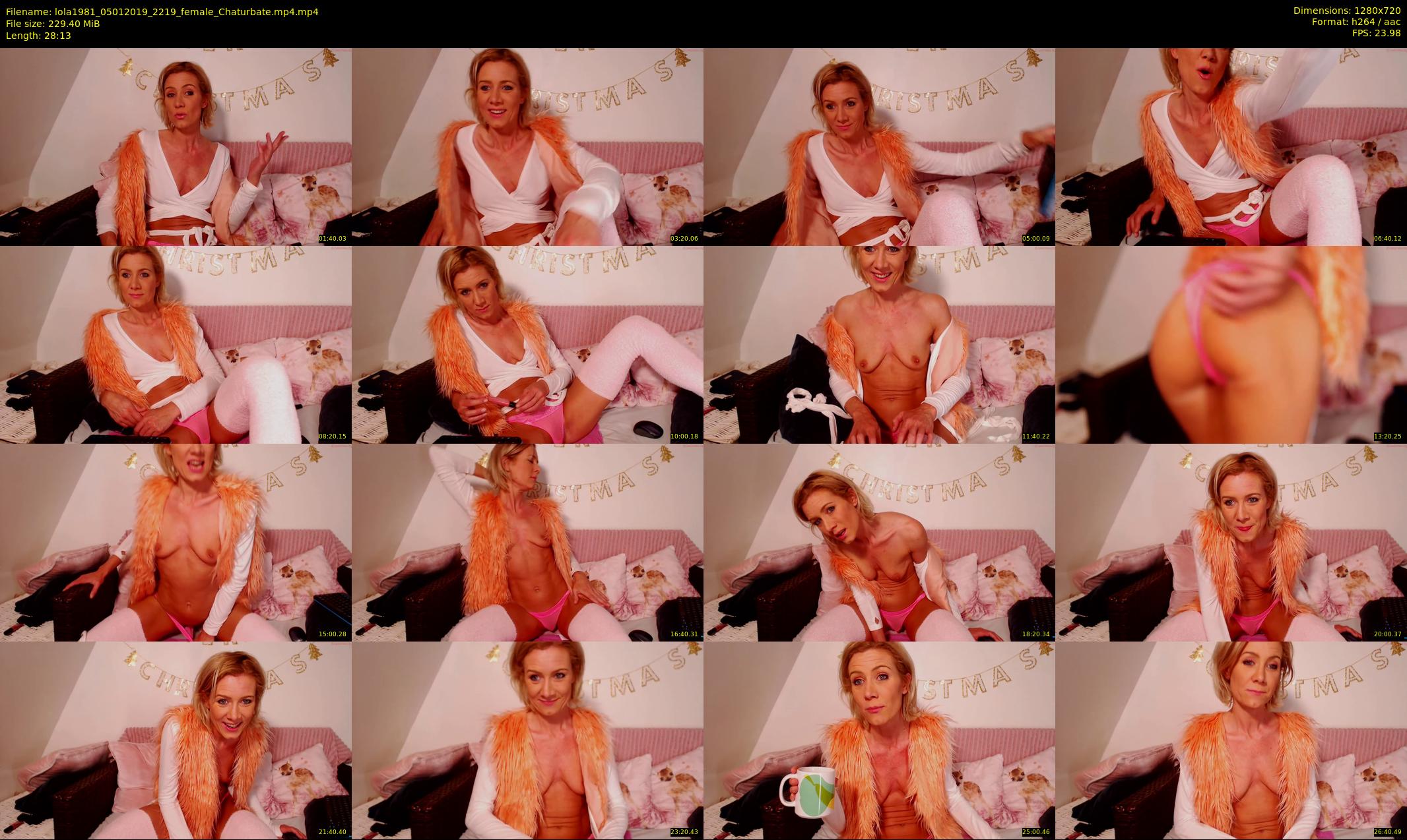 lola1981 — 29 minute Chaturbate female cam show recording, 720p, Jan 5, 2019