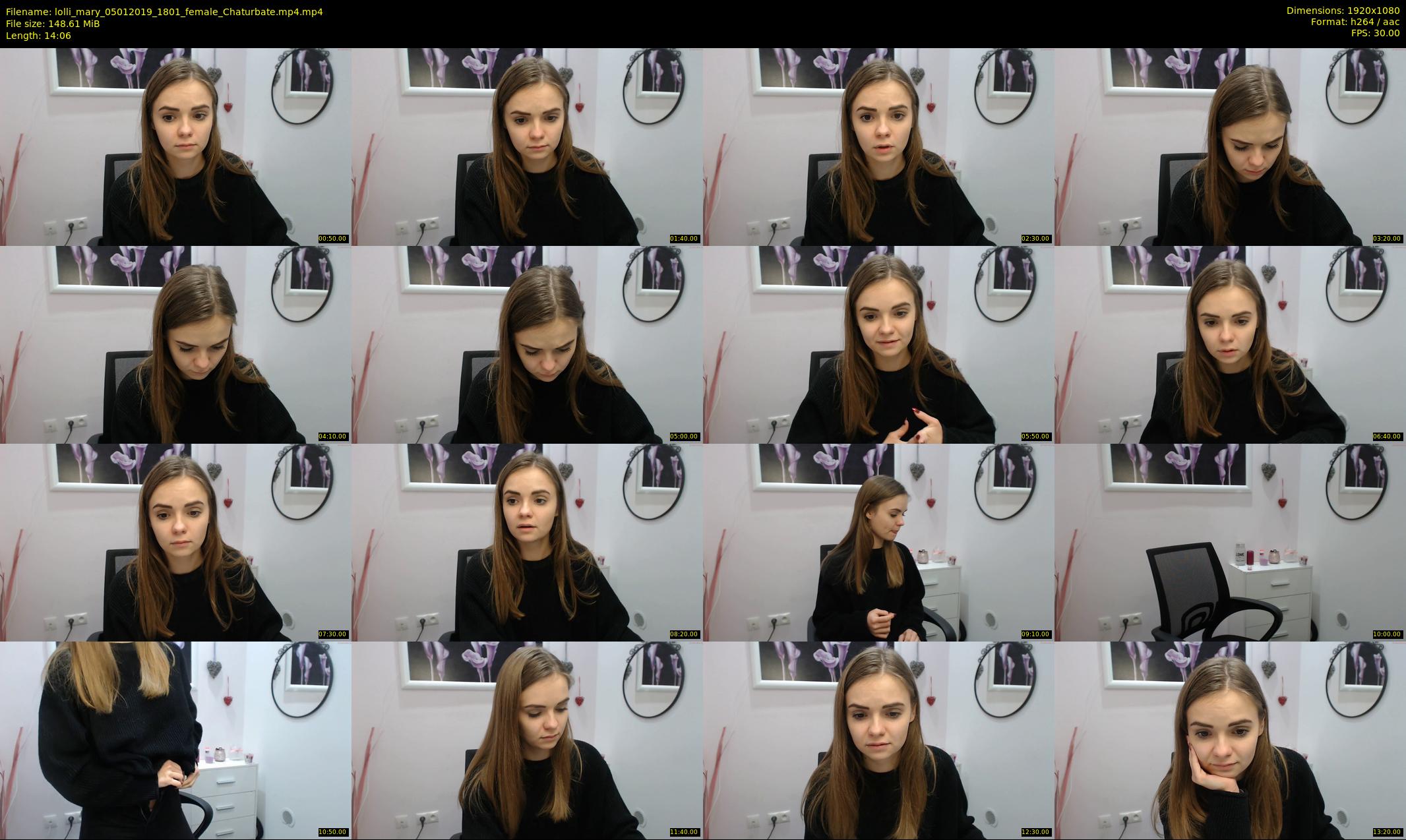 lolli_mary — 15 minute Chaturbate female cam show recording, 1080p, Jan 5, 2019